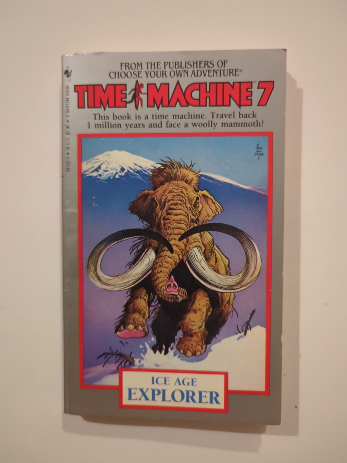 Time Machine 7 ICE AGE EXPLORER Dougal Dixon 1985 Bantam Books 1st PB Vtg