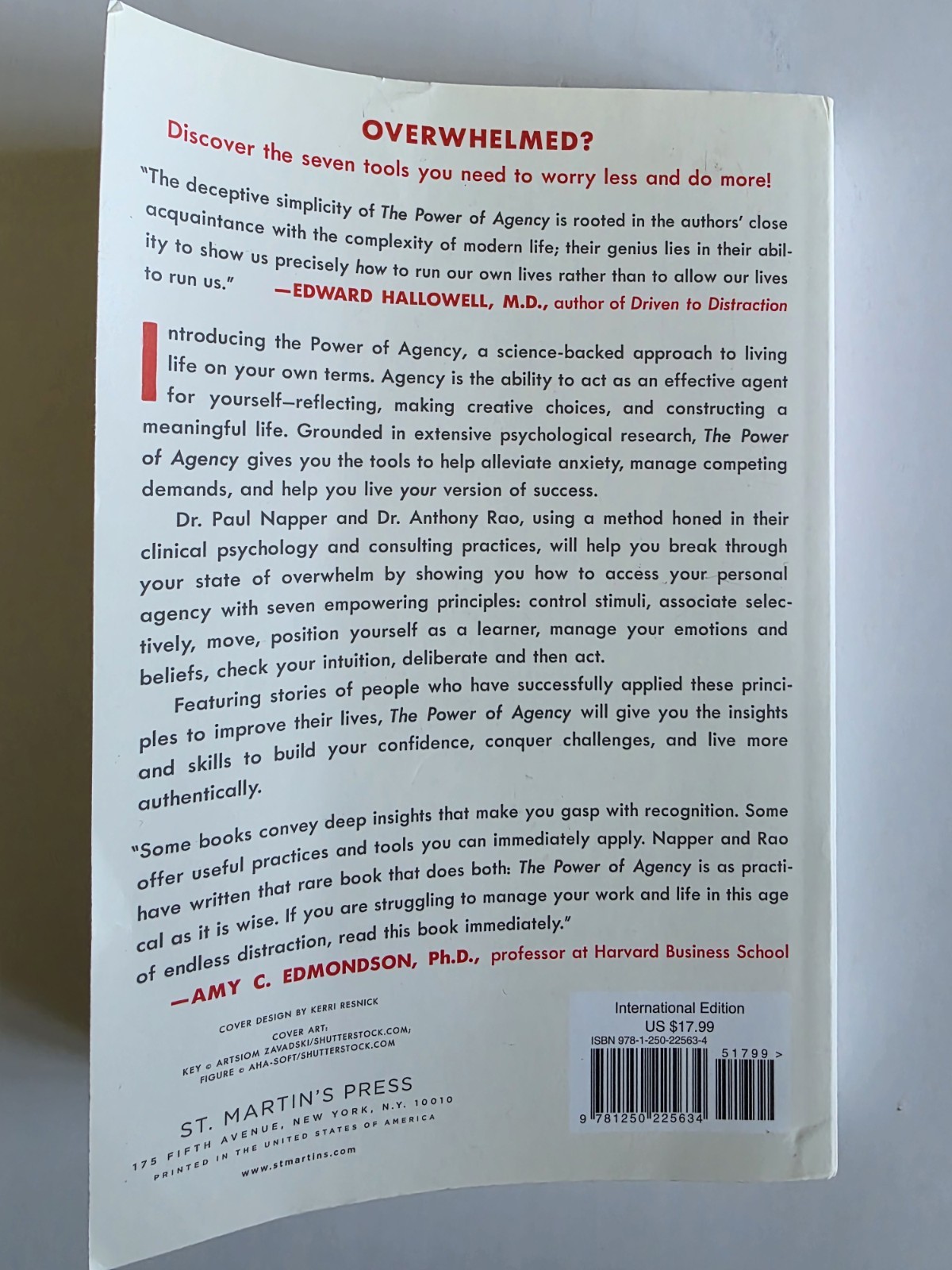 The Power of Agency by Paul Napper and Anthony Rao