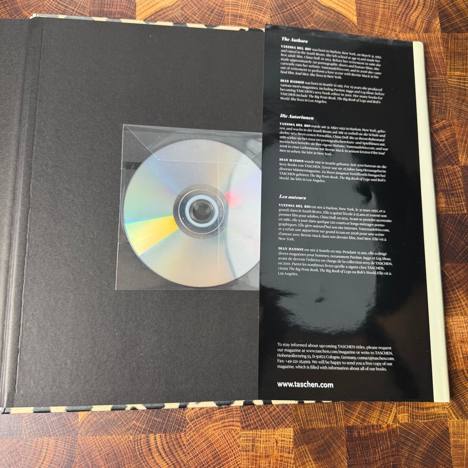 Taschen Vanessa del Rio Fifty Years of Slightly Slutty Behavior Hardcover