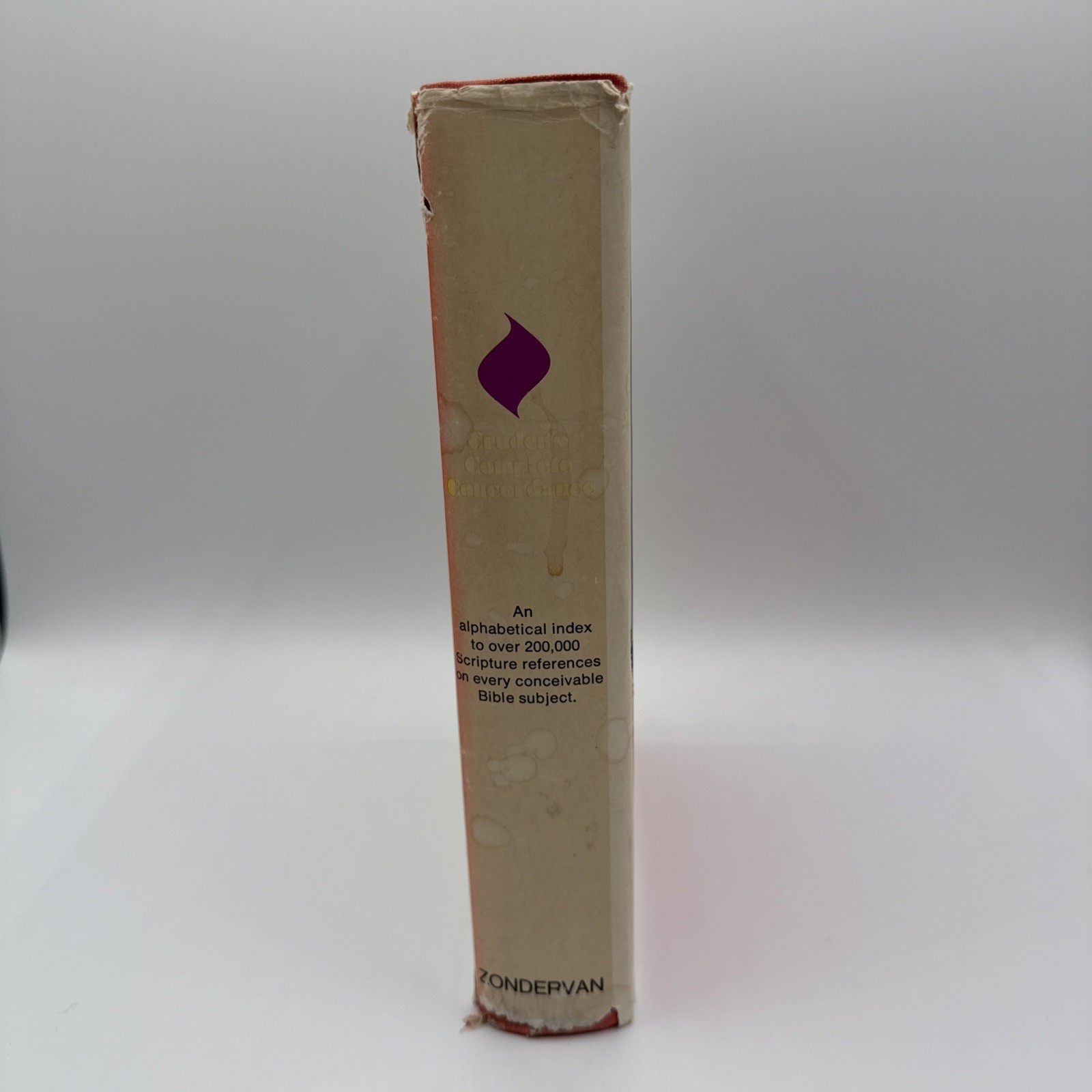 Cruden’s Complete Concordance With Exclusive Feature 1974 12th printing HCDJ