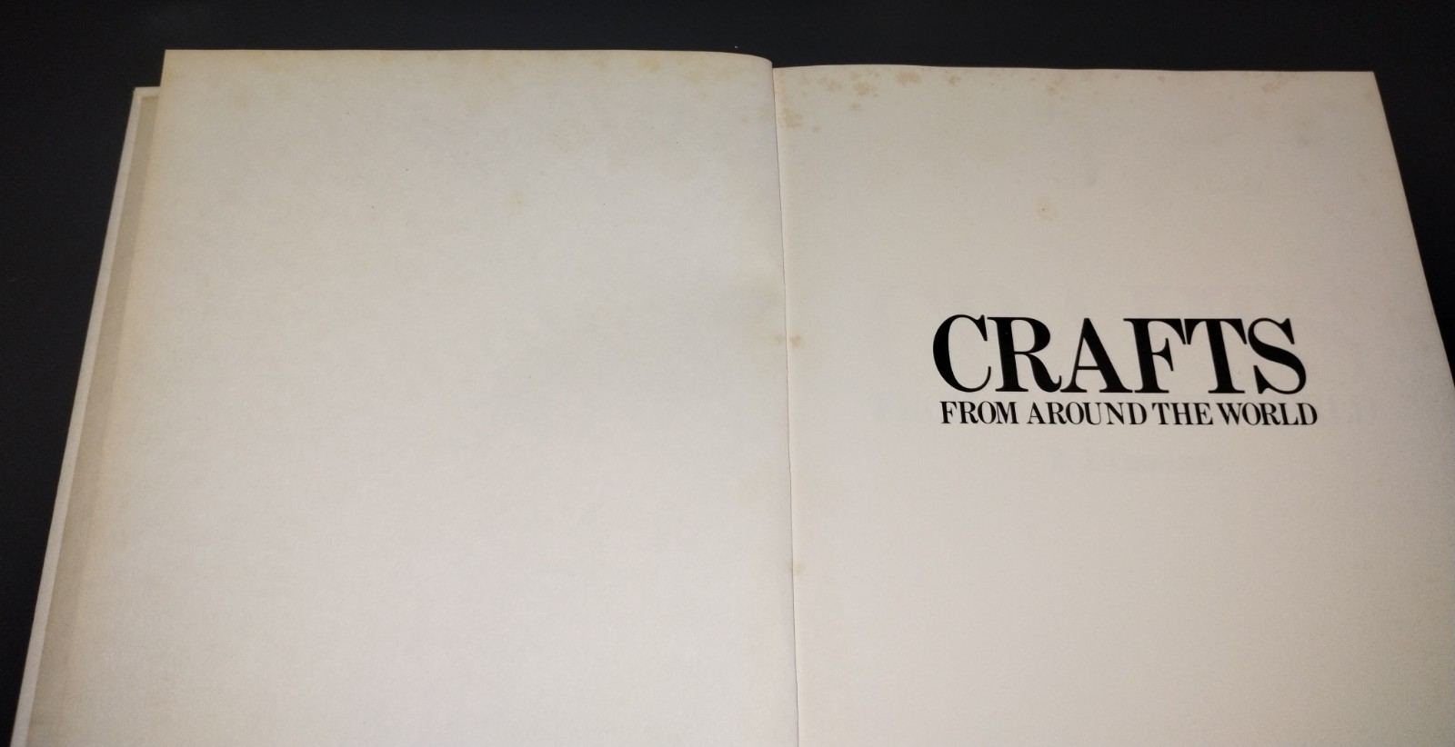 Crafts From Around the World B.J. Casselman Meredith Corp 1975 HC Illustrated