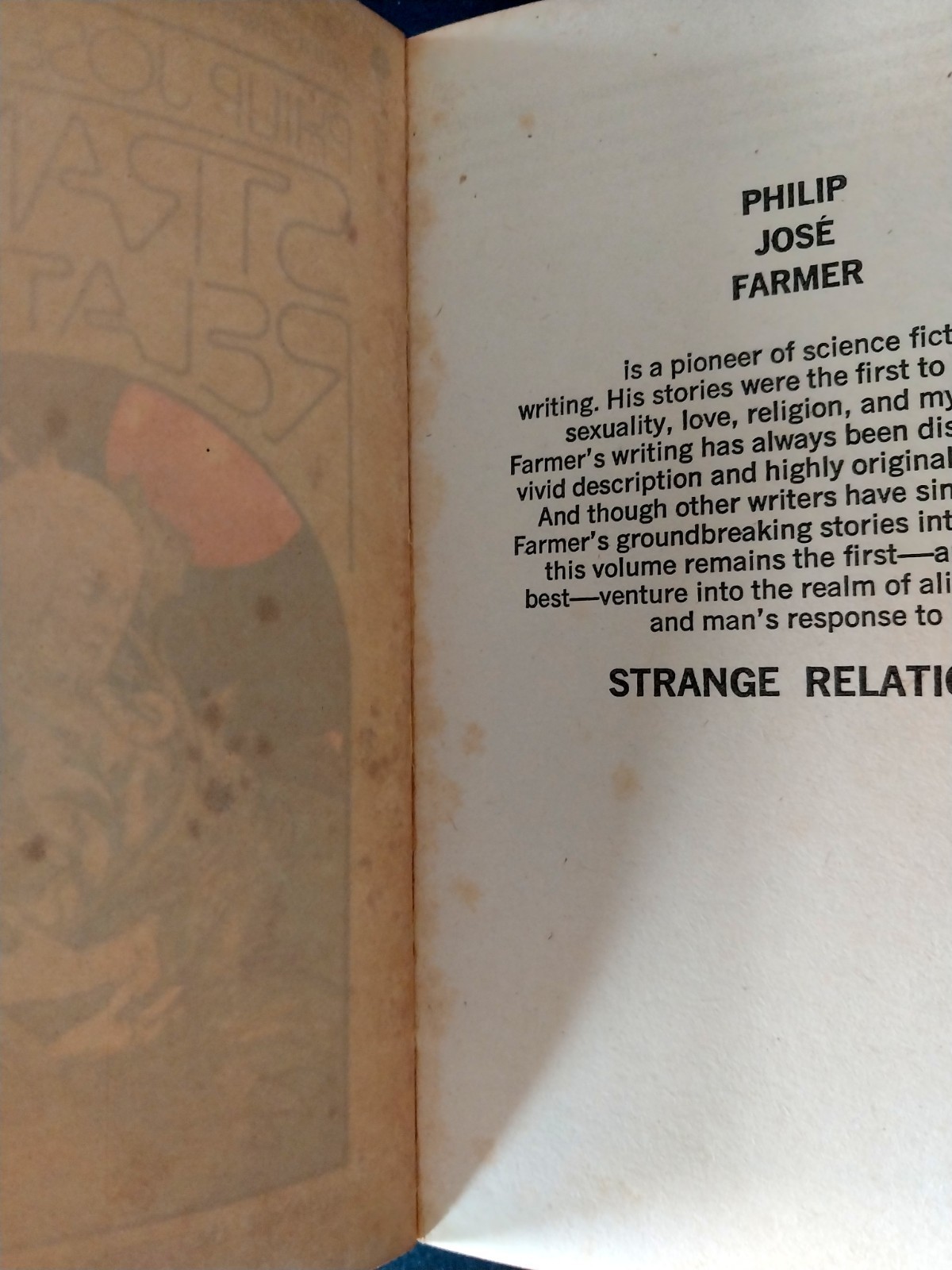 Philip Jose Farmer – Strange Relations – Avon Books 3rd Printing 1978