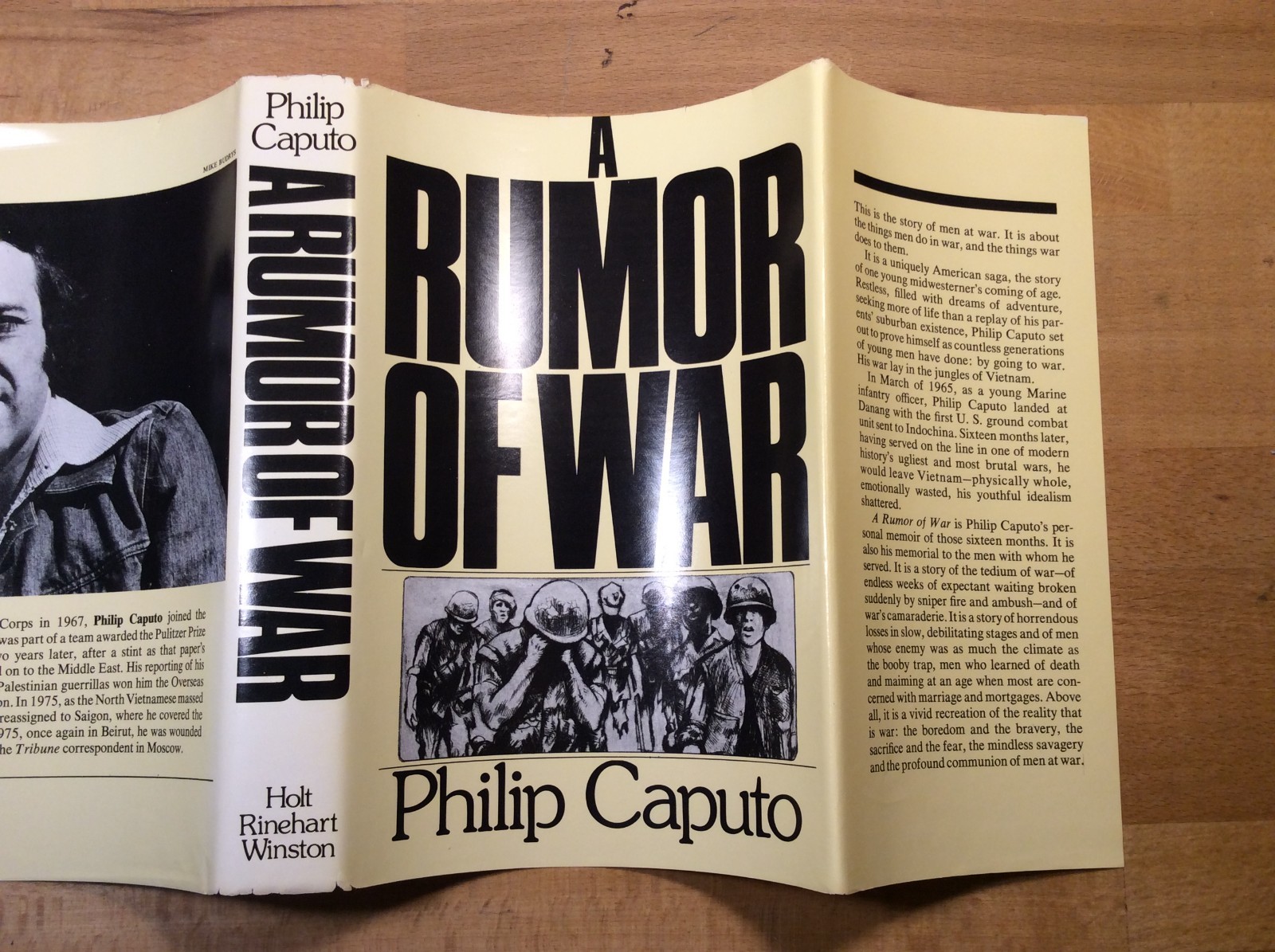 A Rumor of War, Philip Caputo, Hardcover 1st Edition/1st Printing
