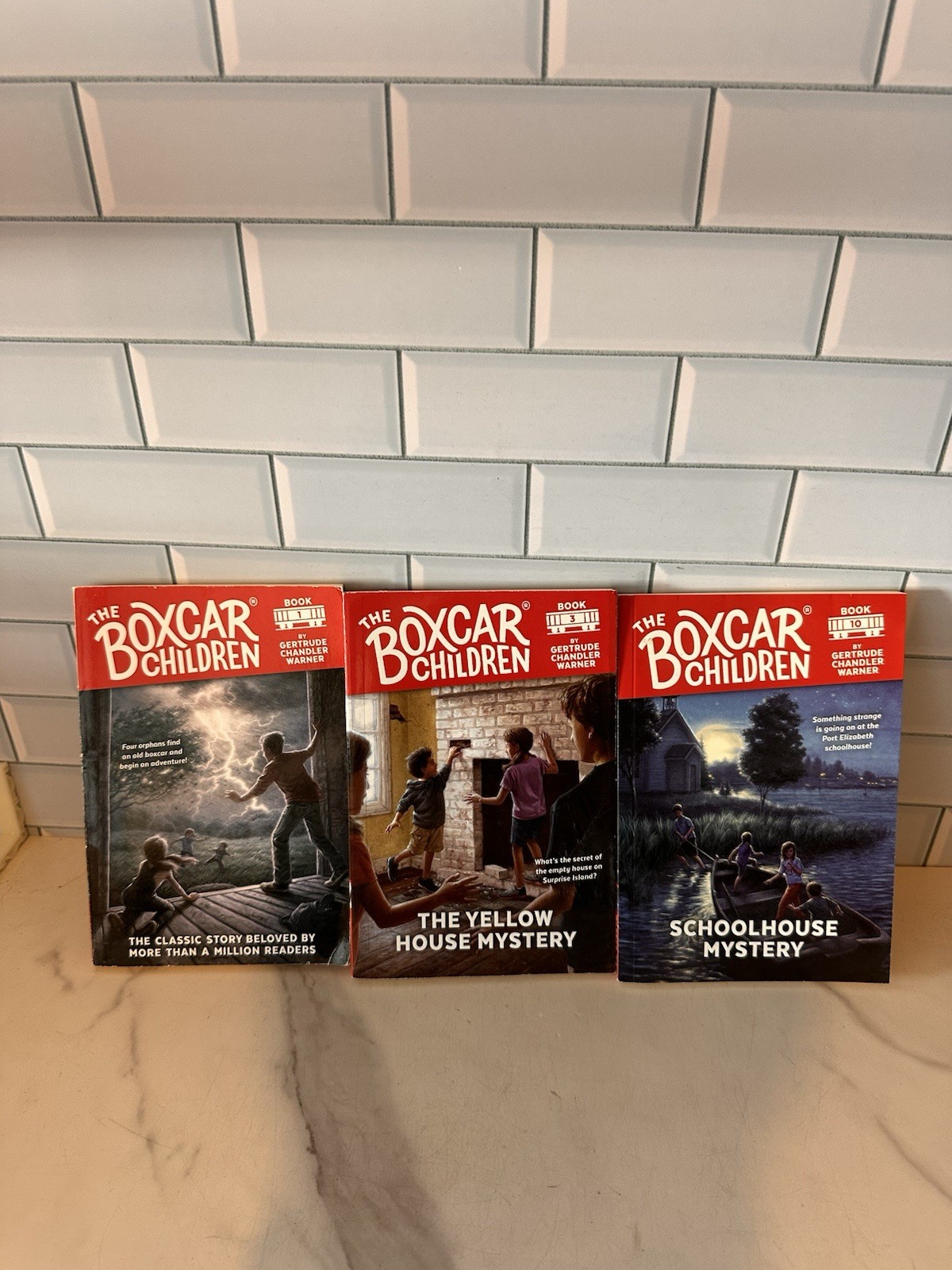 The Boxcar Children Book Lot If 3 PB Gertrude Warner (235)