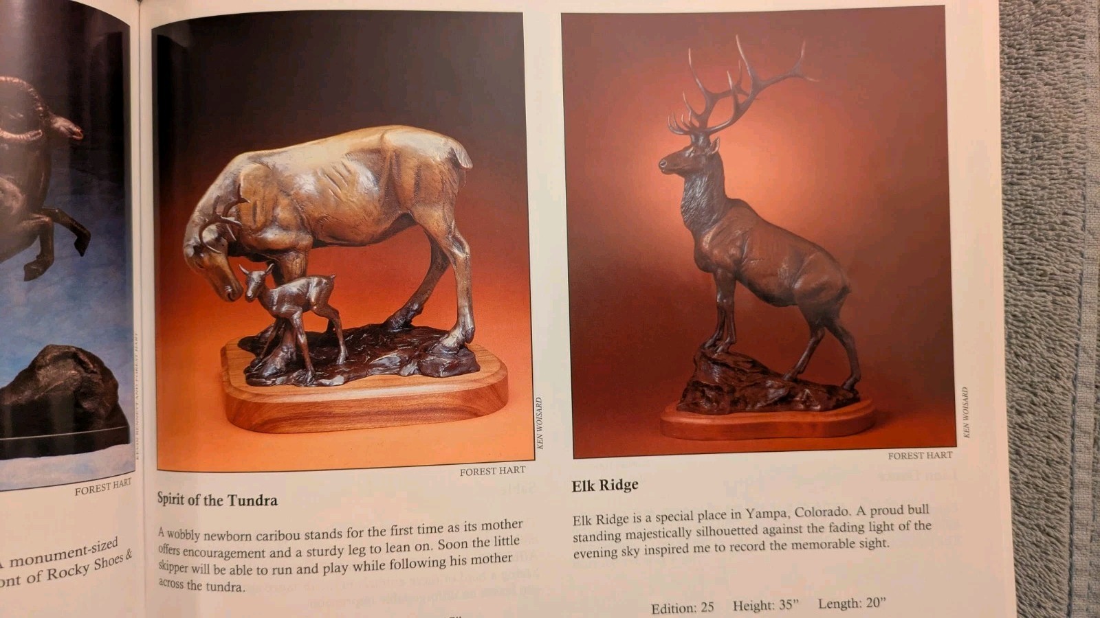 Forest Hart, WILDLIFE IN BRONZE, 204, PB, Art, Sculpture, Animals, 111 Pages