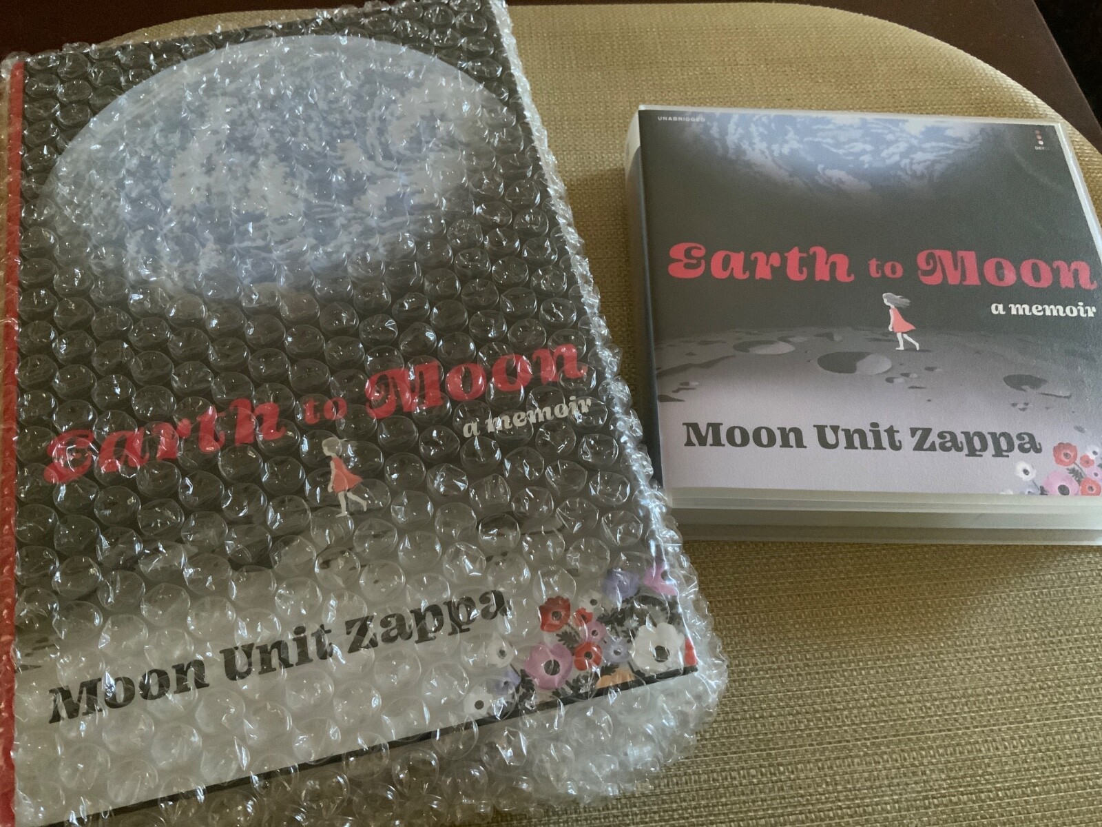 Audiobook 9-CD H/C Book Lot Autographed Signed Earth to Moon Unit Frank Zappa