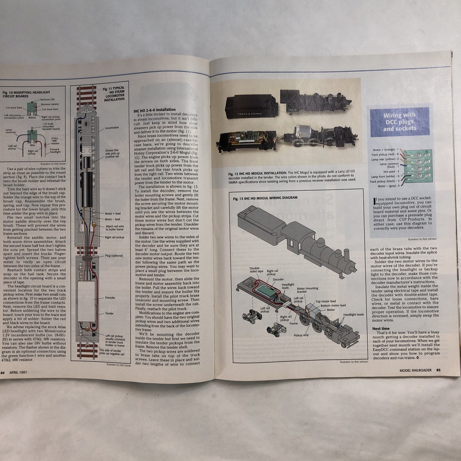 MODEL RAILROADER Magazines Apr 1997 MNRA Convention, July 1998 LOT-OF-2 AS SHOWN