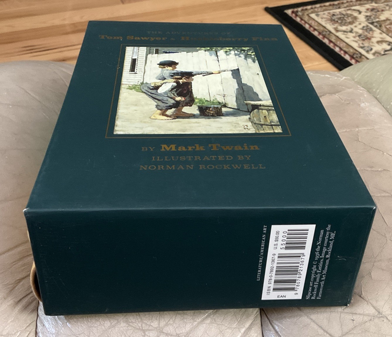 Mark Twain Boxed Set Tom Sawyer Huckleberry Finn Norman Rockwell Abbeville