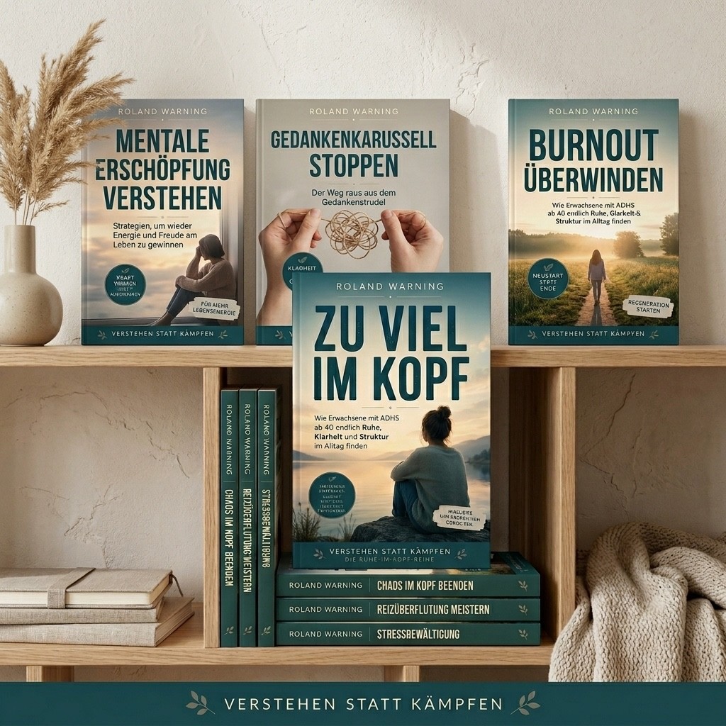 ADHS ab 40 verstehen – Zu viel im Kopf | 227 Seiten + Bonus Selbsthilfe