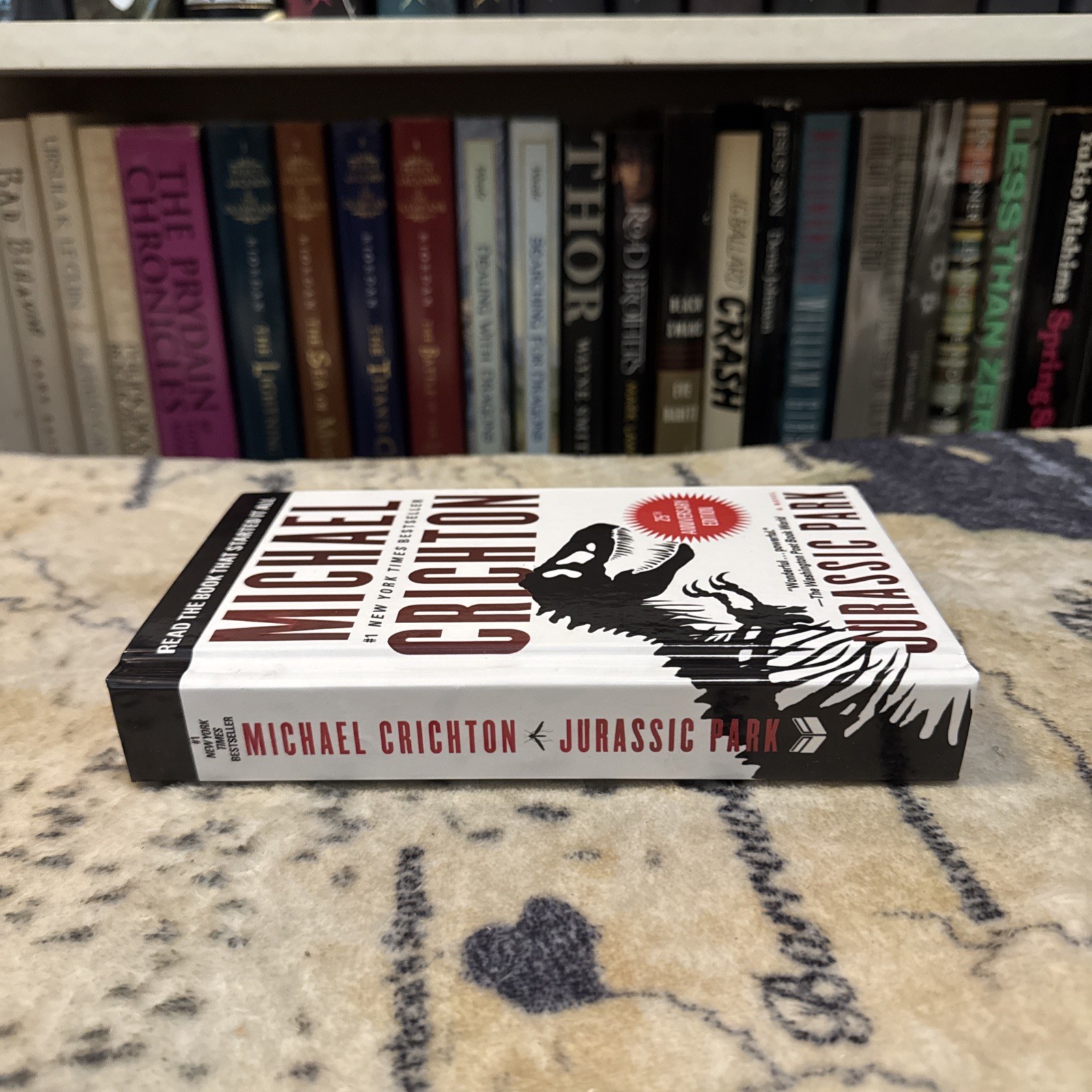 Jurassic Park by Michael Crichton (Hardcover) Mini Library-Bound, Ballantine VG+