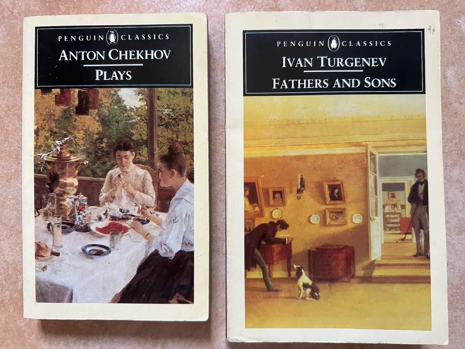 Lot of 2 “PLAYS” Anton Chekhov (1959) & “FATHERS AND SONS” Ivan Turgenev (1975)