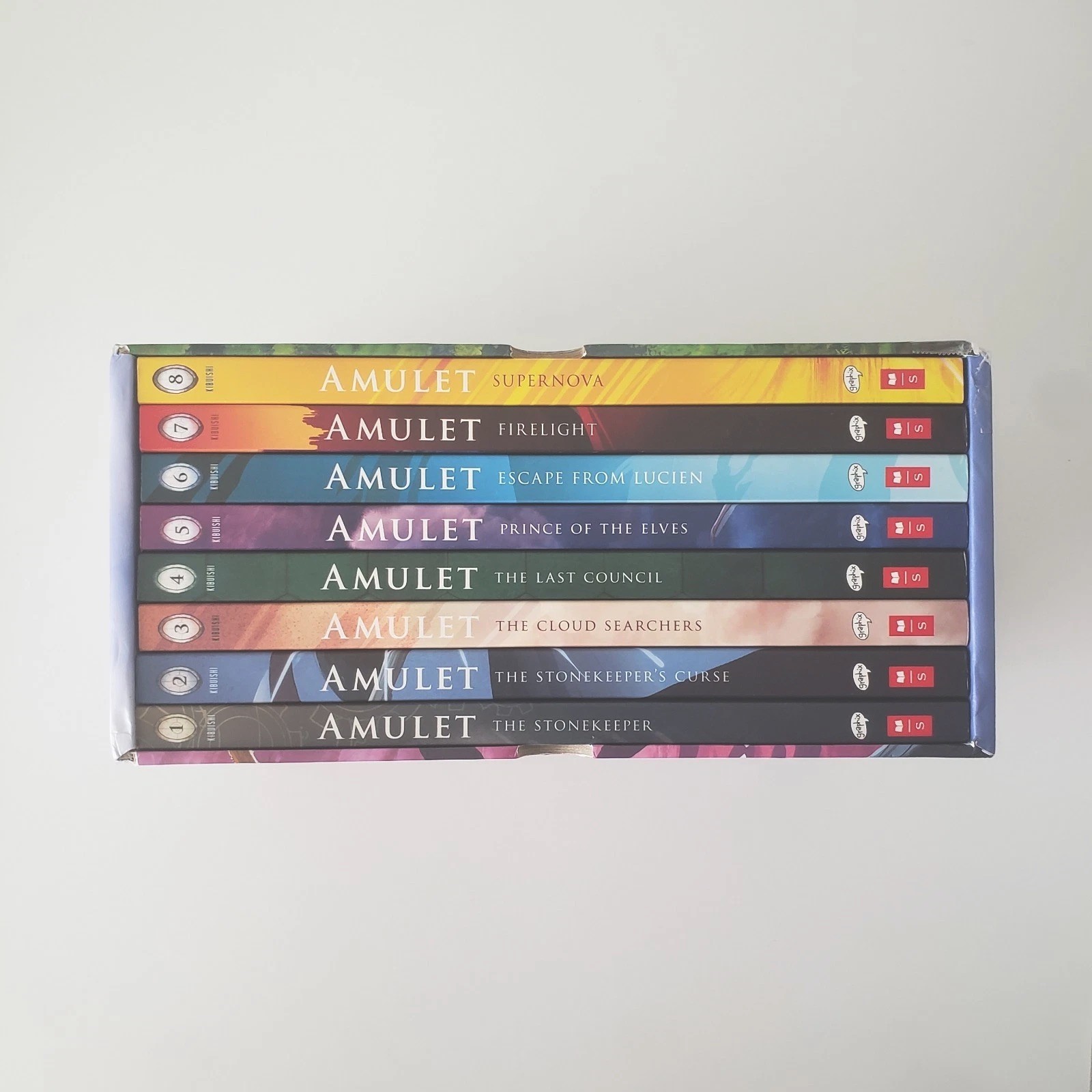 Amulet Complete Box Set Books 1–8 Kazu Kibuishi 2018 TP Graphic Novels