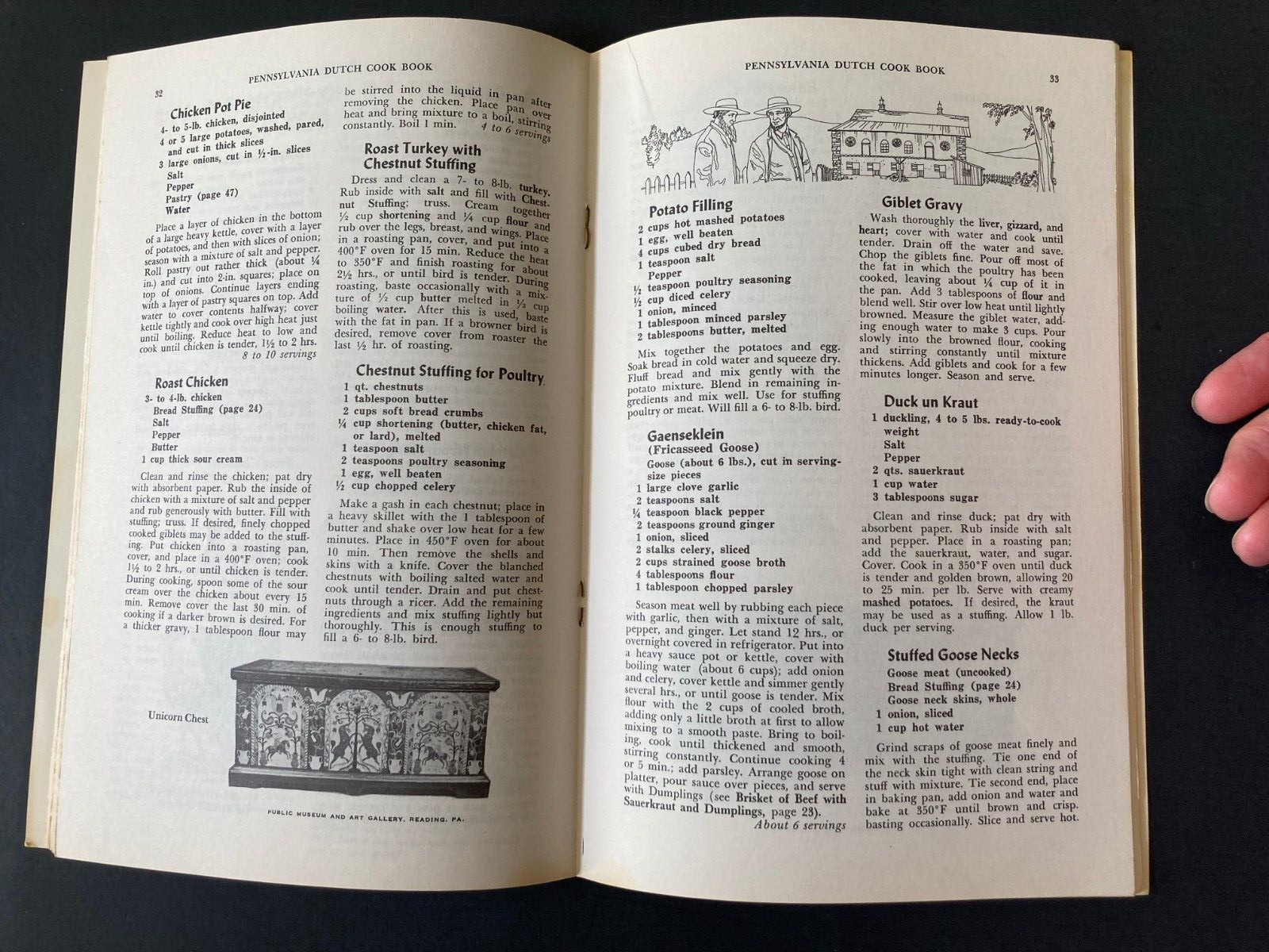 Vintage 1966 Pennsylvania Dutch Cookbook of Fine Old Recipes 62 pages