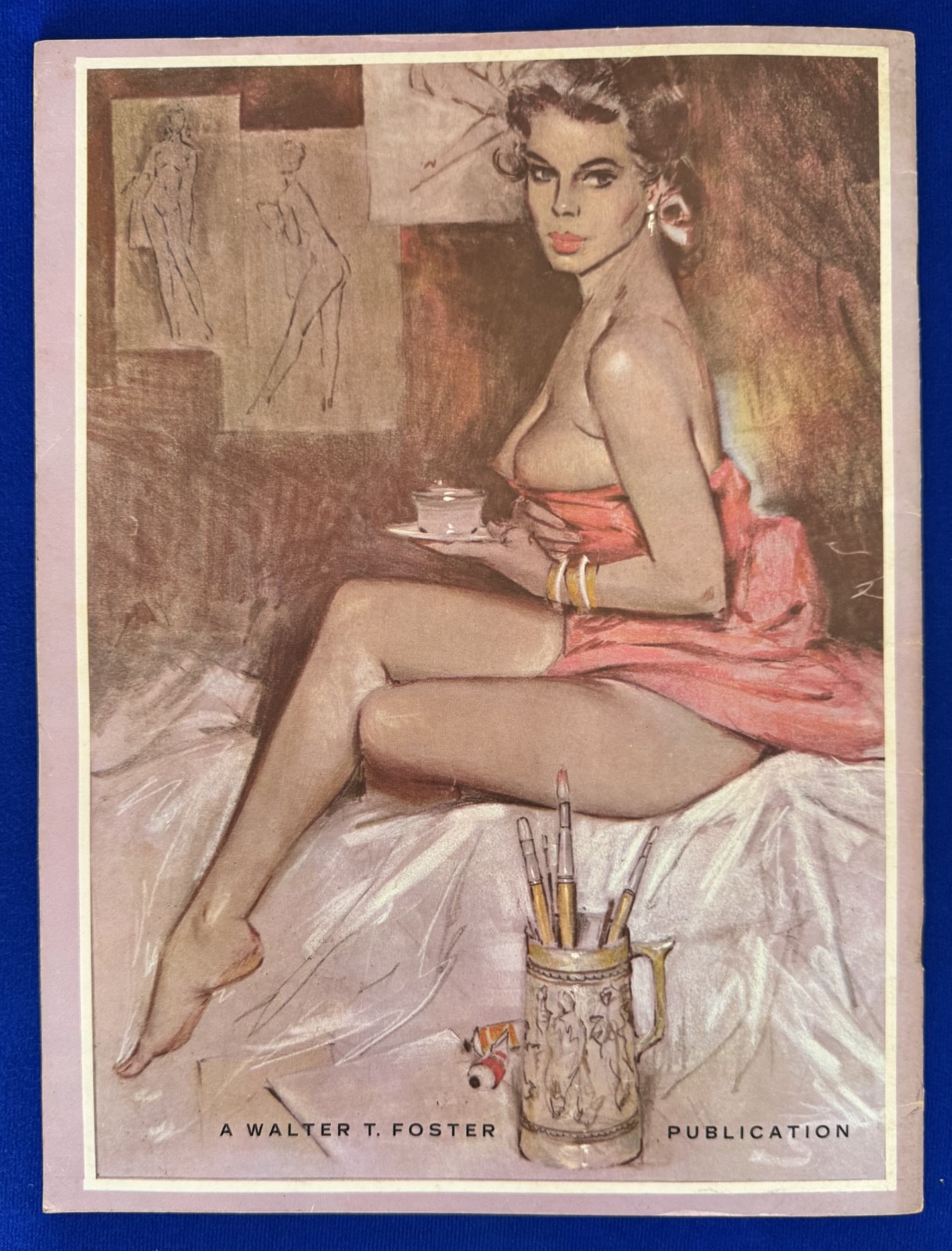 Vintage The Nude by Fritz Willis-Drawing & Painting -Walter T. Foster Art Series