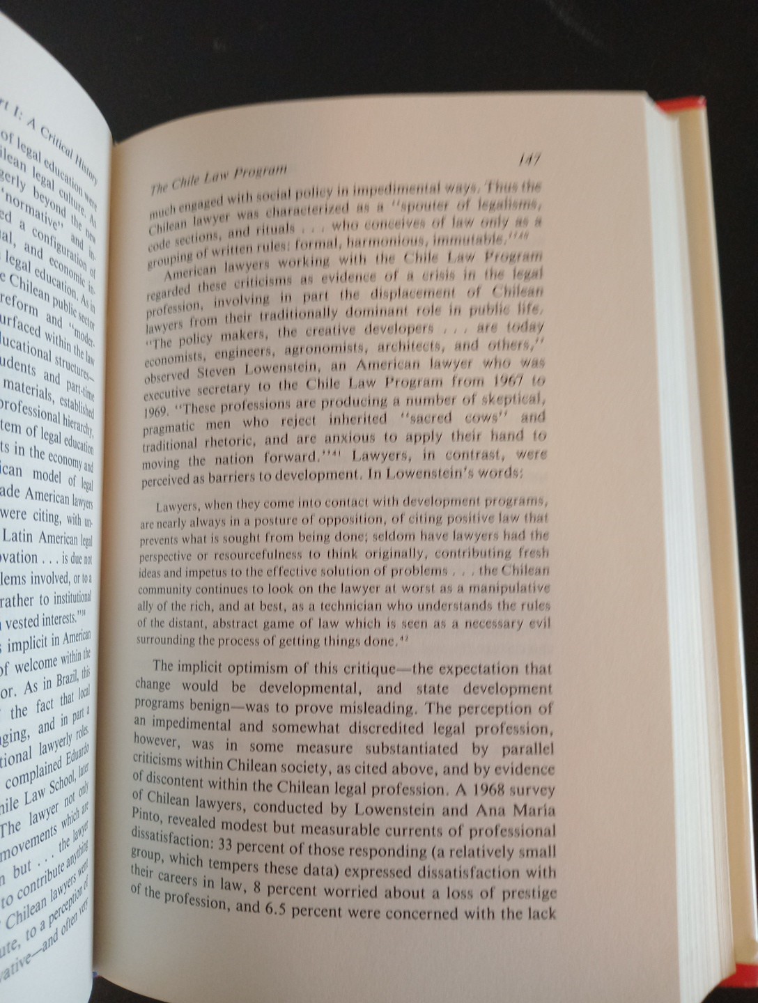 Legal Imperialism: American Lawyers and Foreign Aid in Latin America 1st Printng