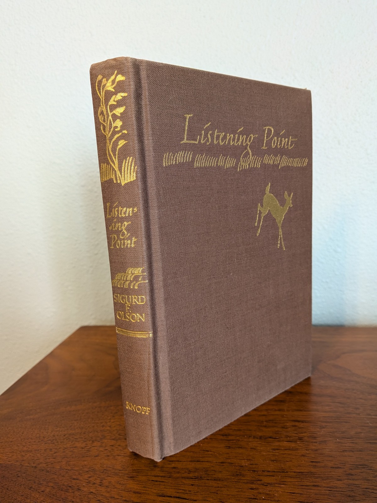 Listening Point – Sigurd F. Olson – Borzoi/Knopf HC/DJ – Nature Classic – Illust