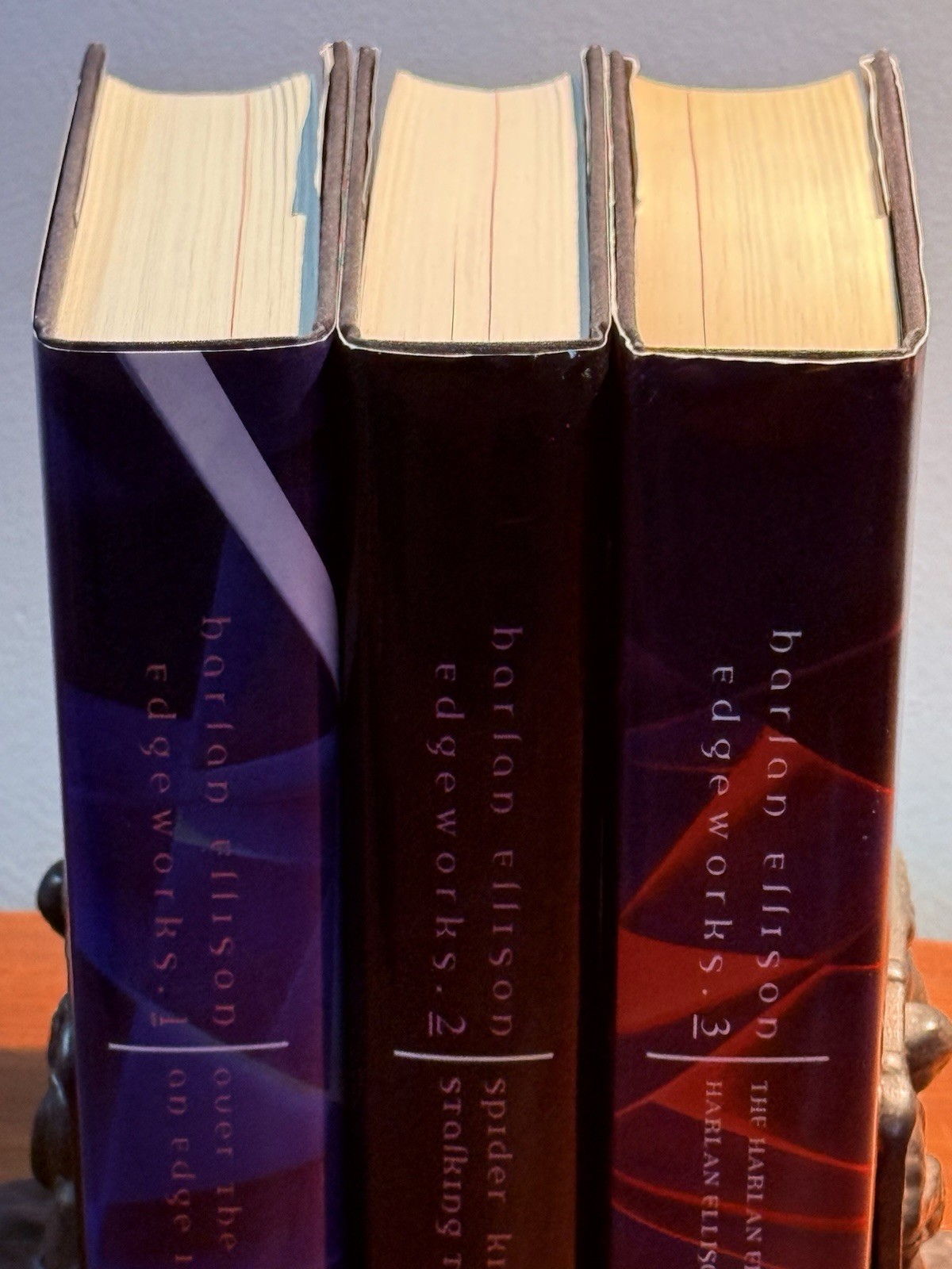 Edgeworks Vol. 1, 2 & 3 by Harlan Ellison First Edition HC Book Lot Rare OOP SF