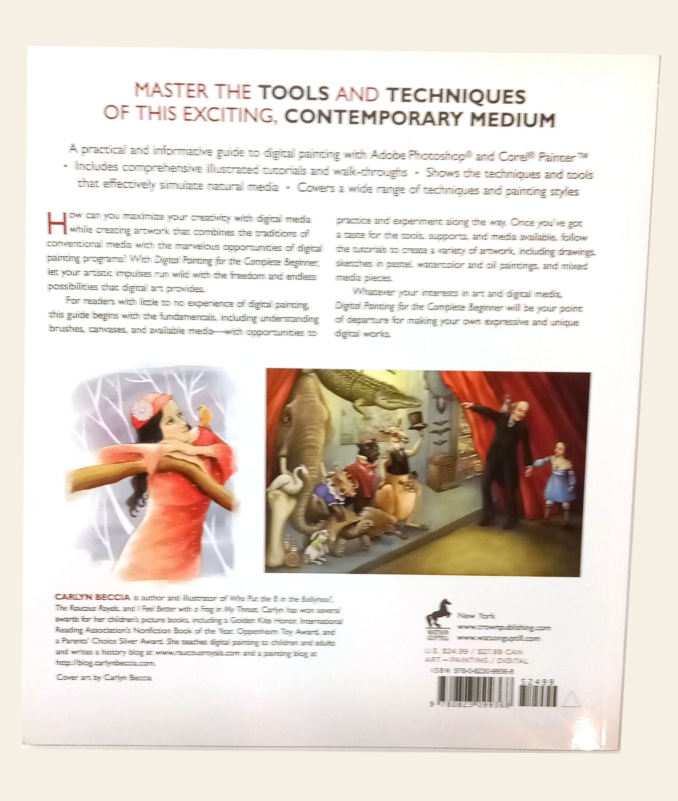 Digital Painting for the Complete Beginner – paperback Beccia, Carlyn USED