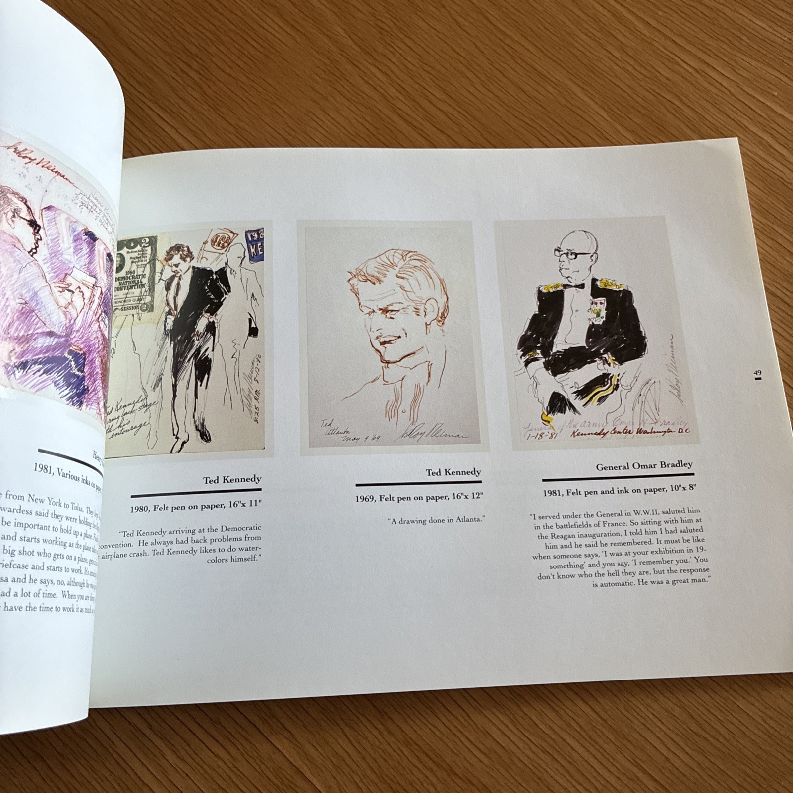 Leroy Neiman Autographed SIGNED Book Portraits Of Our Times 1946-1996 Softcover