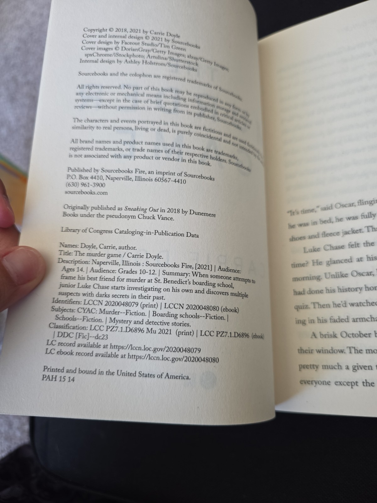 The Murder Game book