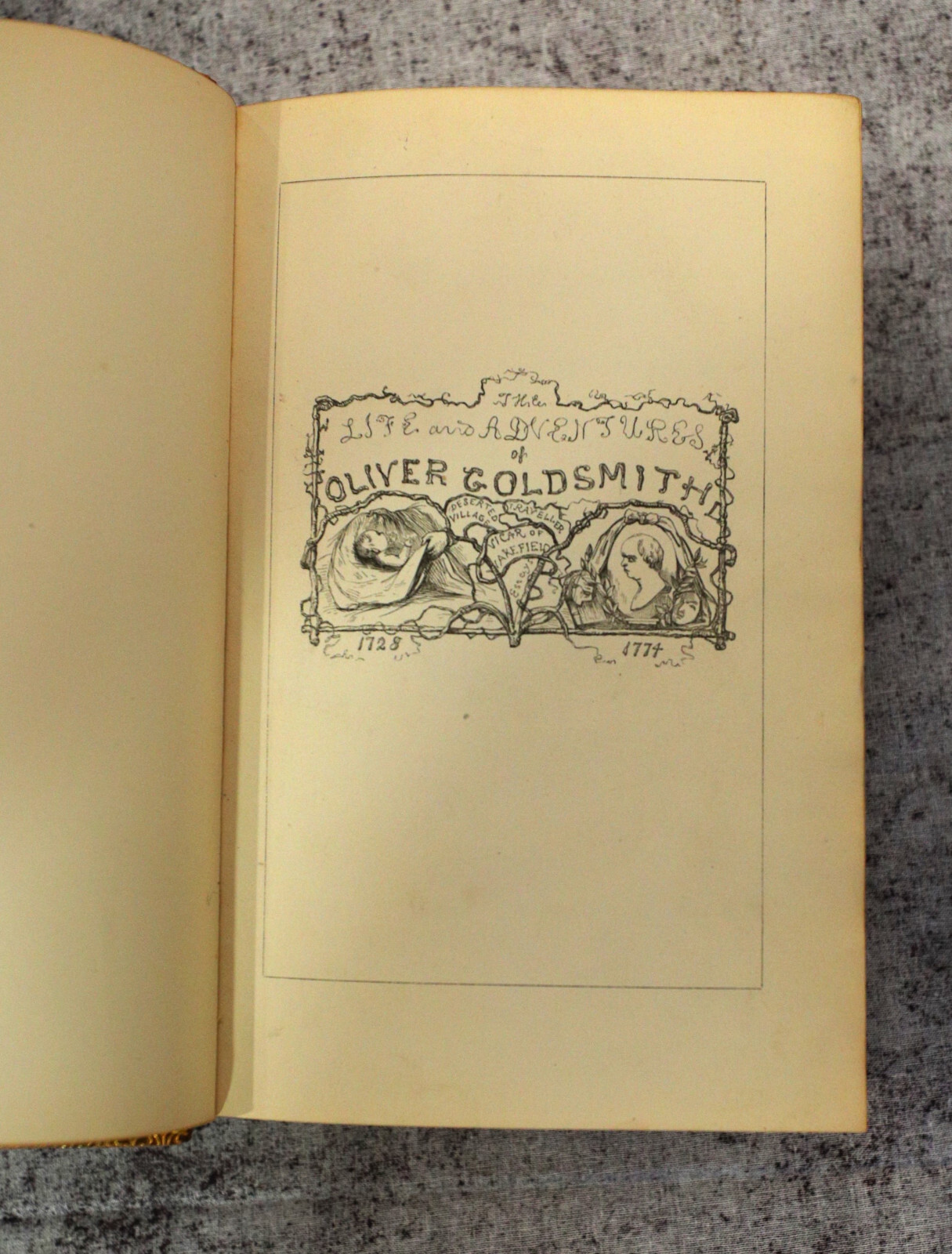 [Sh12] Fine Binding Zaehnsdorf, 1848, Adventures of Oliver Goldsmith, J Forster