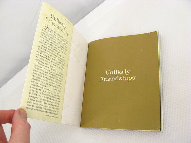 Unlikely Friendships Jennifer S Holland 2011 PB Animals Nature Relationships