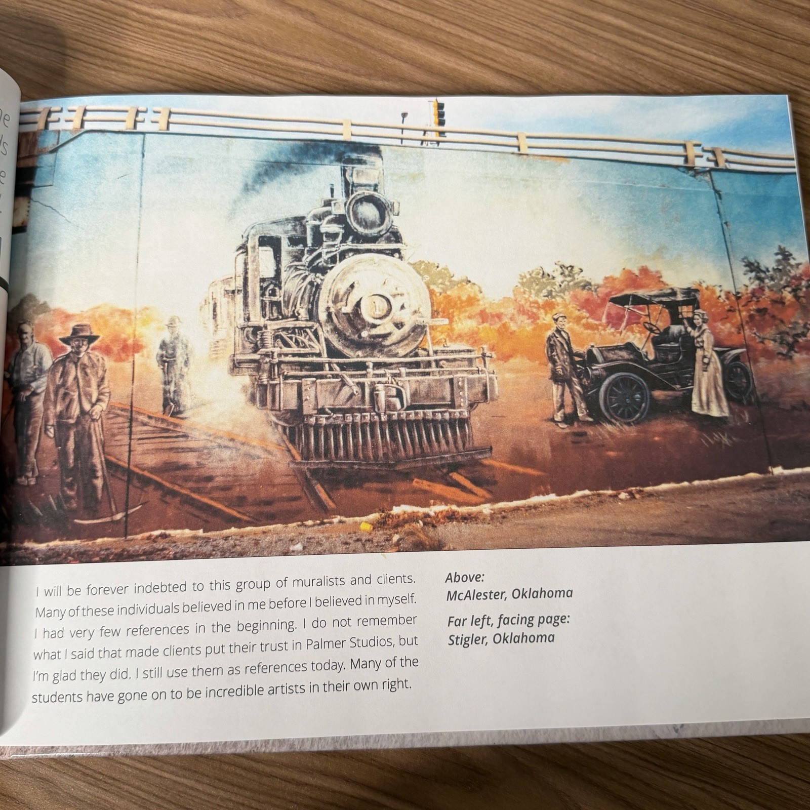 SIGNED Painting Oklahoma and Beyond Dr. Bob Palmer Mural Artist Hardback 2020