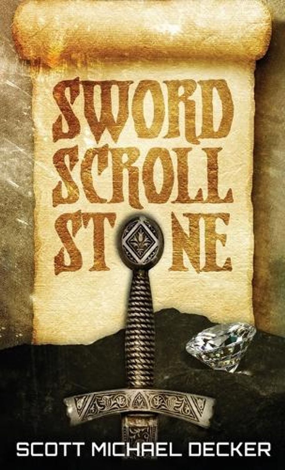 Sword Scroll Stone by Scott Michael Decker Hardcover Book