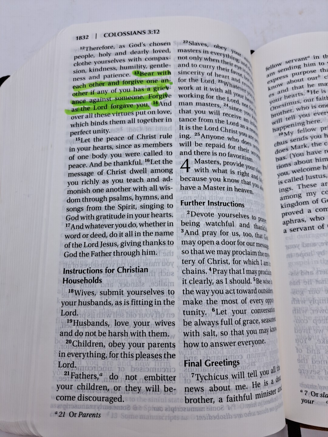 Zondervan Holy Bible NIV New International Version Large Print 2011