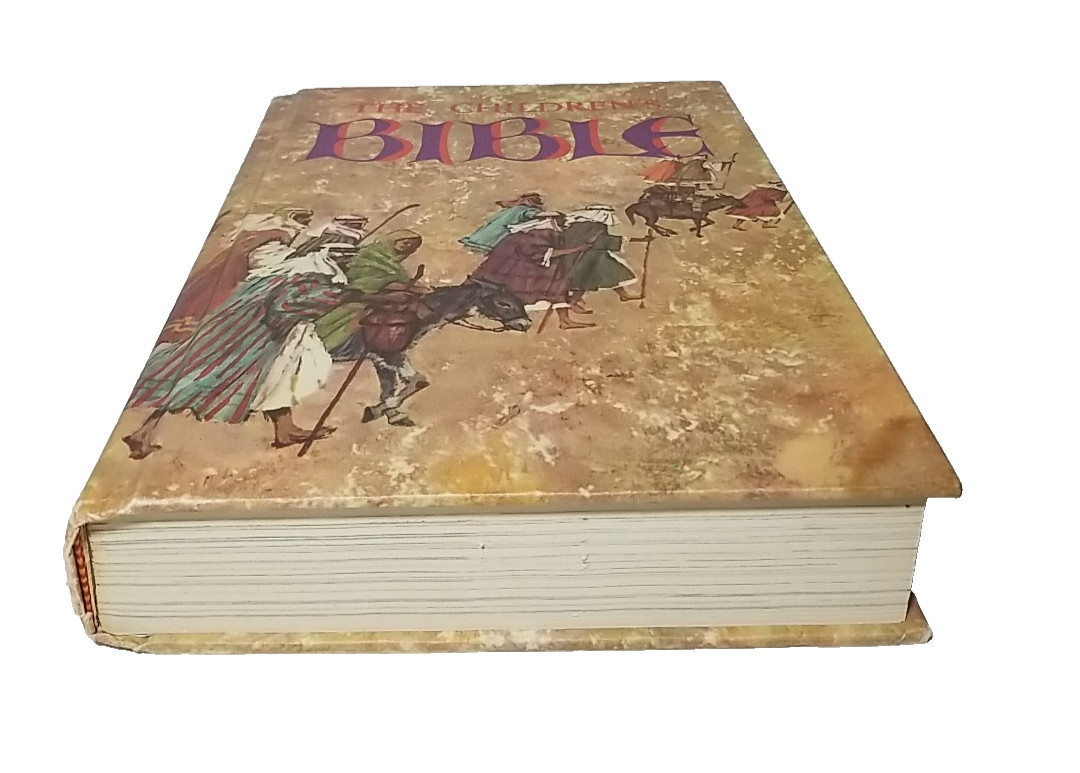 THE CHILDREN’S BIBLE Hardcover Golden Press Illustrated Stories 1965