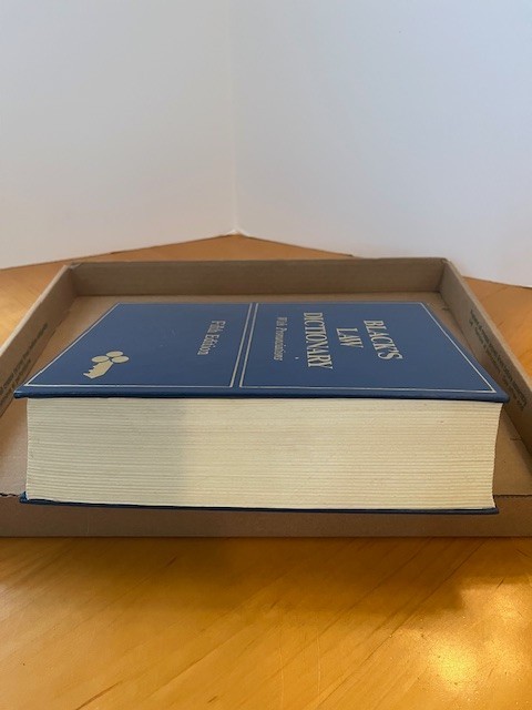 Black’s Law Dictionary Fifth Edition (1979) Henry Campbell Black (used, blue)