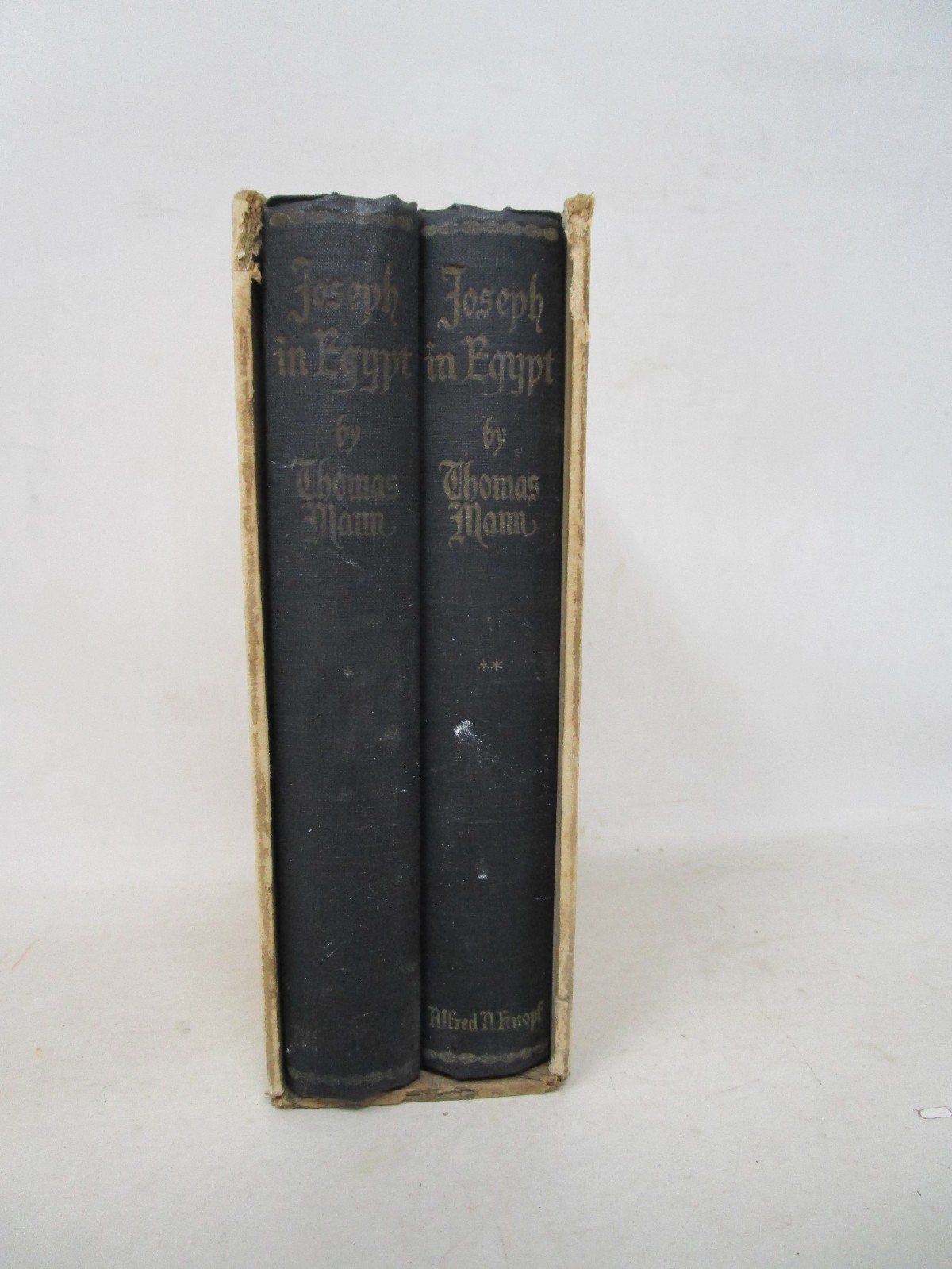 Joseph In Egypt by Thomas Mann 1938 Two Volumes