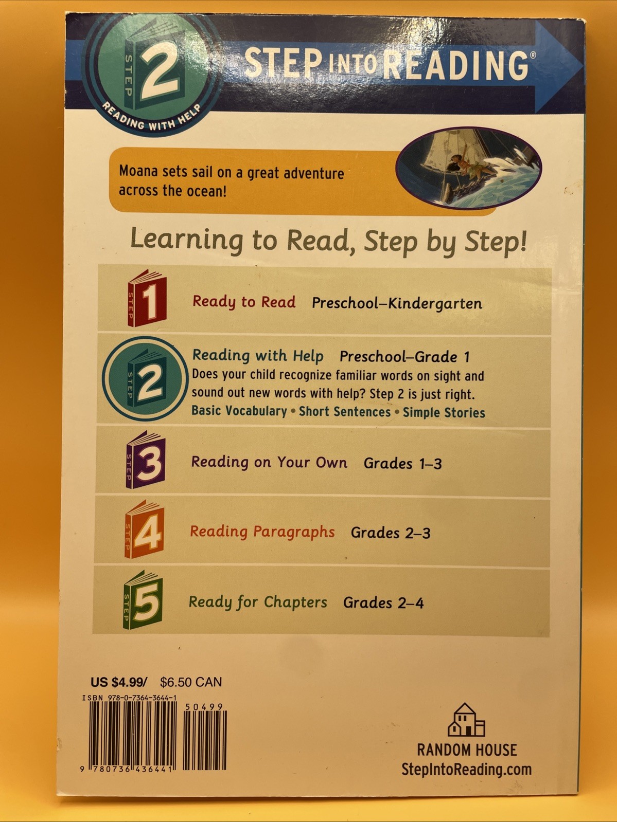 Moana Finds the Way (Disney Moana) Step into Reading Step 2 – Paperback