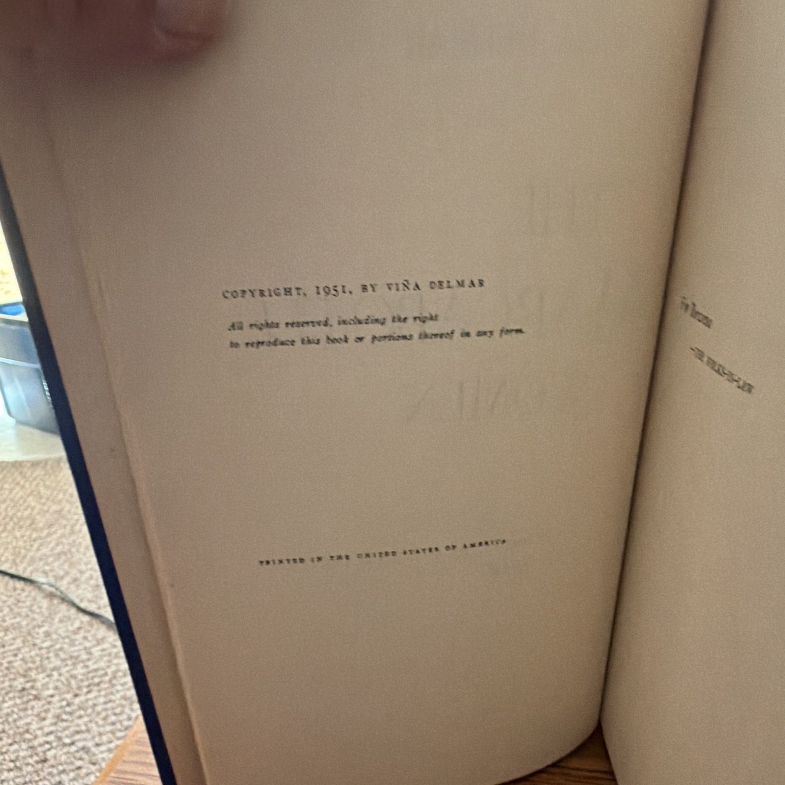 Vina Delmar The Marcaboth Women Hardcover Harcourt, Brace and Company 1951