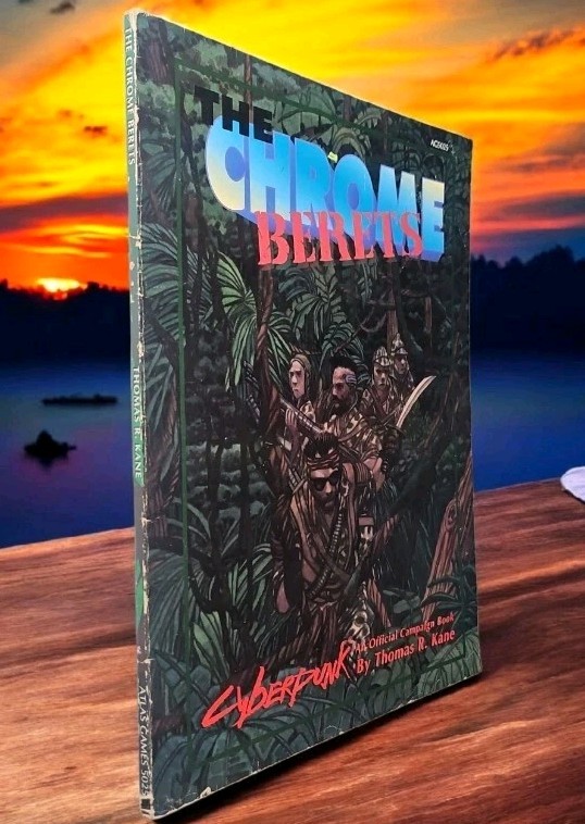 🔥Original Cyberpunk The Chrome Berets Atlas games 5025