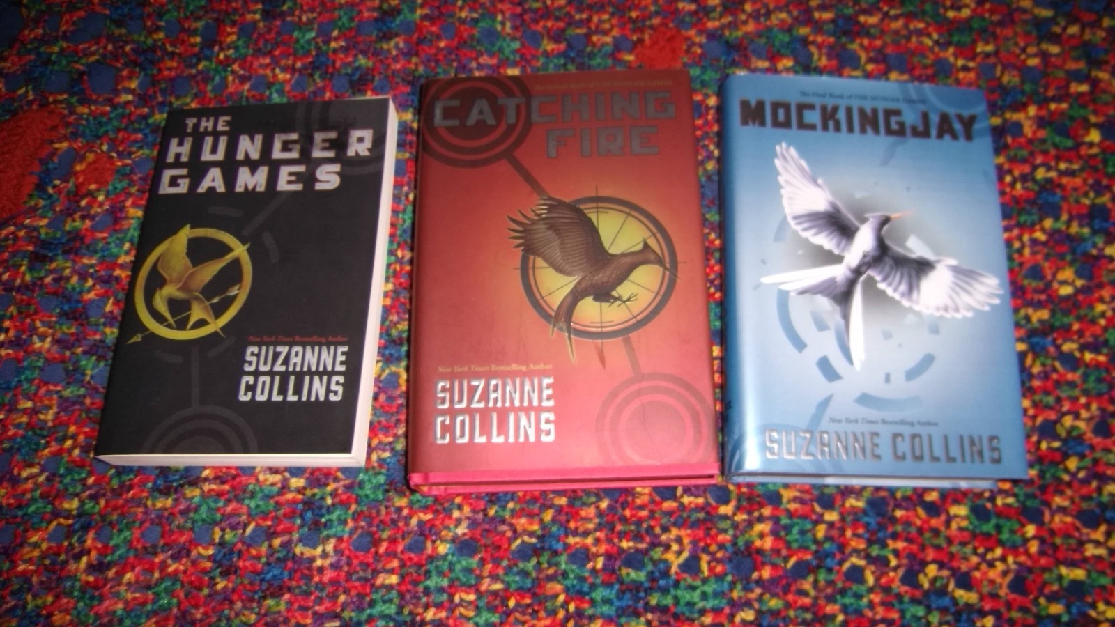 Hunger Games Trilogy by Suzanne Collins, Catching Fire, Mockingjay