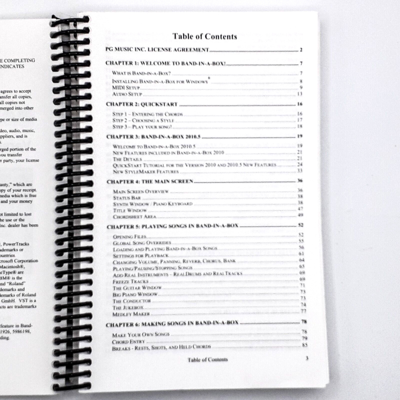 Band in a Box ~ Users Guide Version 2010.5 For Windows – 320 Pages – Book only