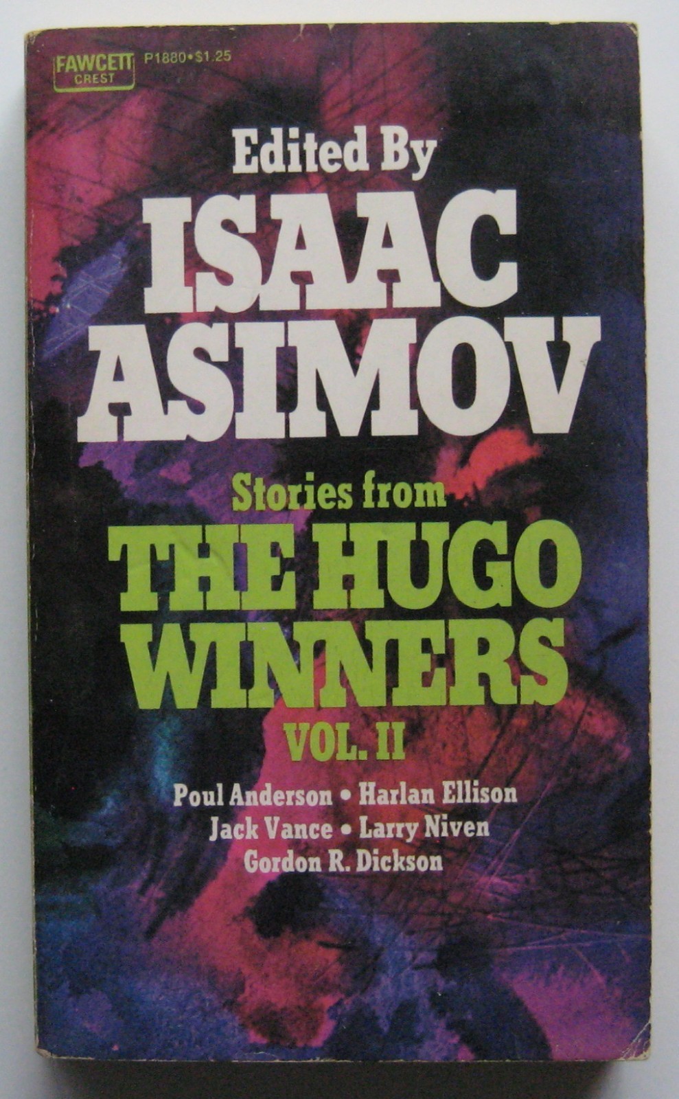 The Hugo Winners #2A Isaac Asimov Editor PB Jack Vance Harlan Ellison 1.25