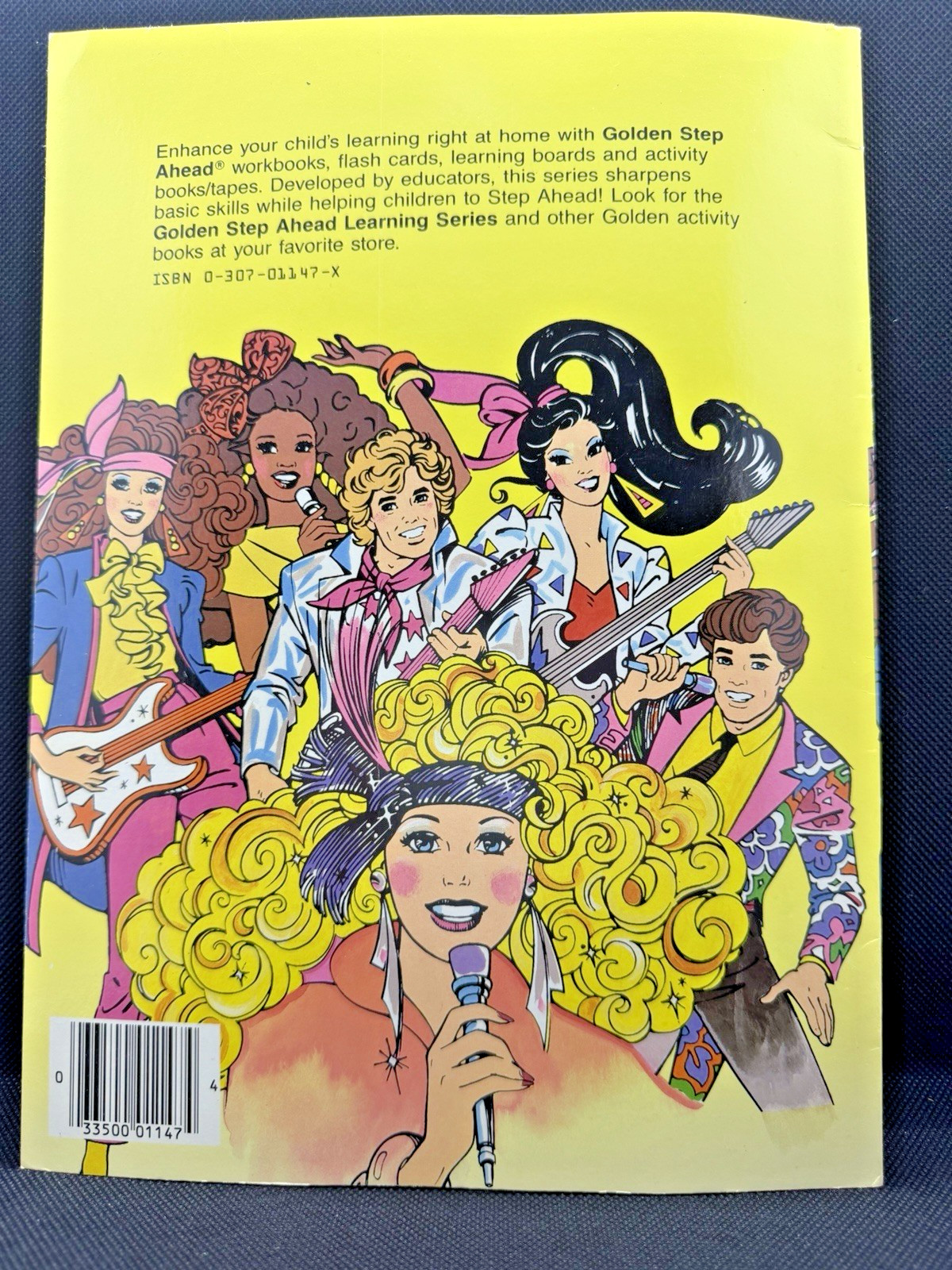 NEW 1987 BARBIE & ROCKERS COLORING BOOK NEW WAVE RETRO DIVA DANA DEREK AND DEE