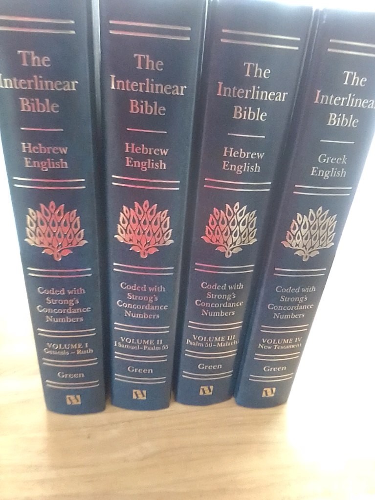 The Interlinear Bible 4-Volume Set Hardcover