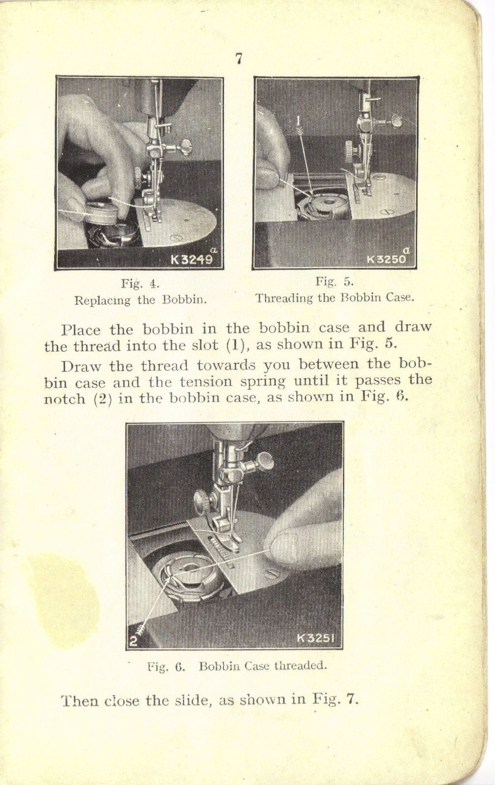 SINGER 201K Instruction Manual – STEEL WIRE BINDING – PROTECTIVE FRONT & BACK