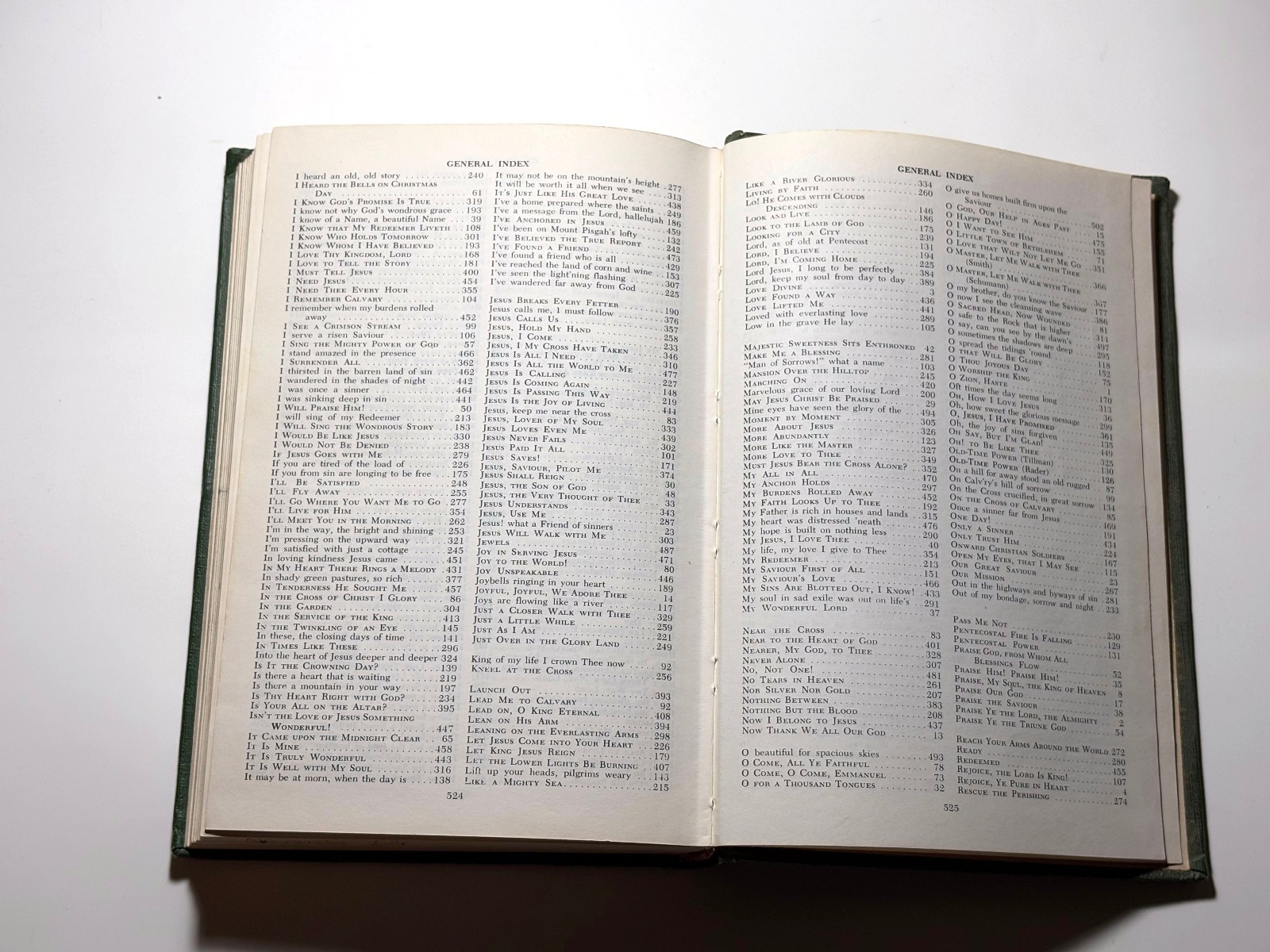 Hymns of Glorious Praise (1969) Green Hardcover [Gospel Publishing House]