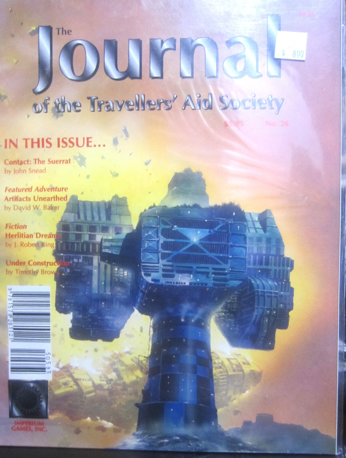 Marc Miller Traveller: Millieu 0, Screen, Star Vikings, Waspwinter, Journal #25