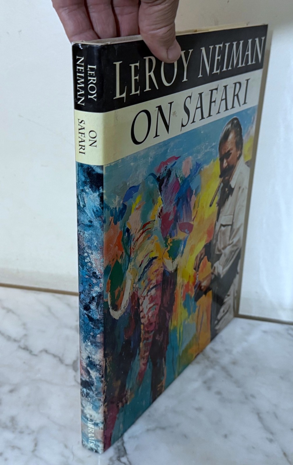 LEROY NEIMAN – ON SAFARI – HARDCOVER – 1997 – PUBLISHED BY HARRY ABRAMS