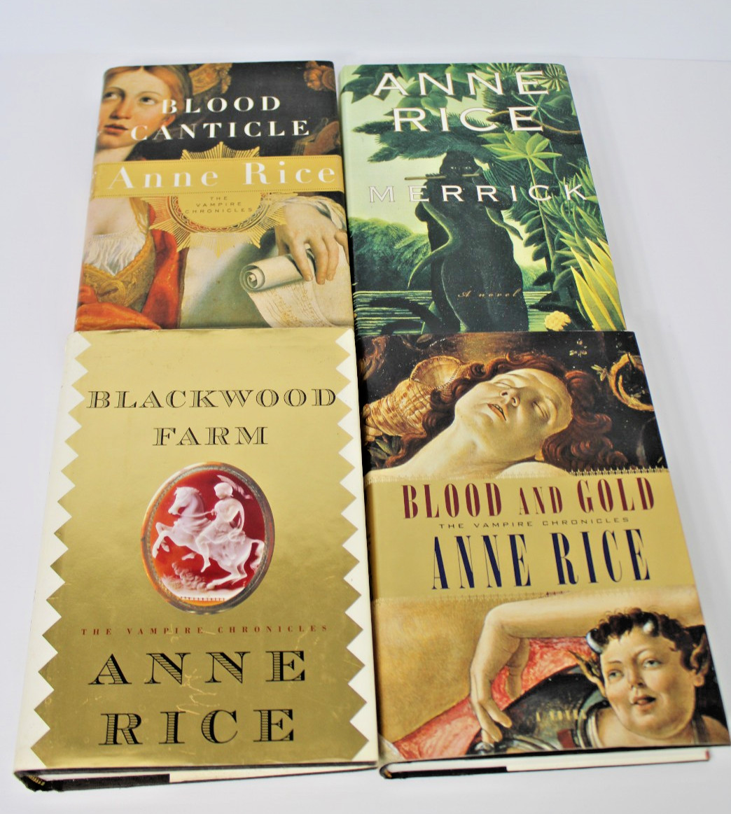 Anne Rice- Vampire/ Mayfair Lot of 4 books, All 1st Editions, Like New HC/ DJ