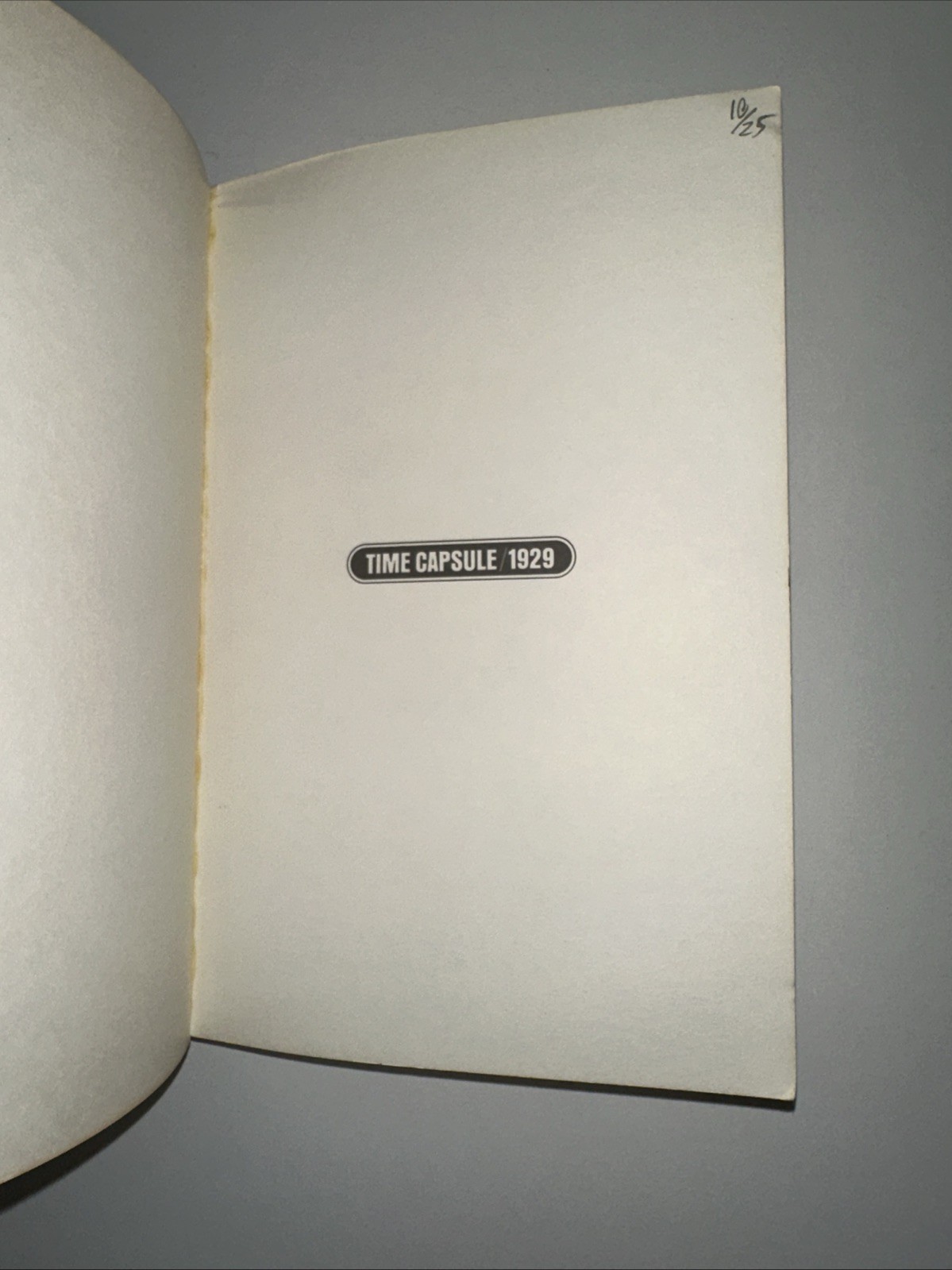 Time Magazine Time Capsule 1929 Year In Review Published 1967 Trade Paperback
