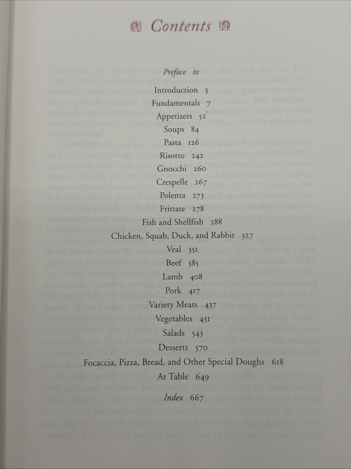 Essentials of Classic Italian Cooking by Marcella Hazan 1993 Cookbook : VeryGood