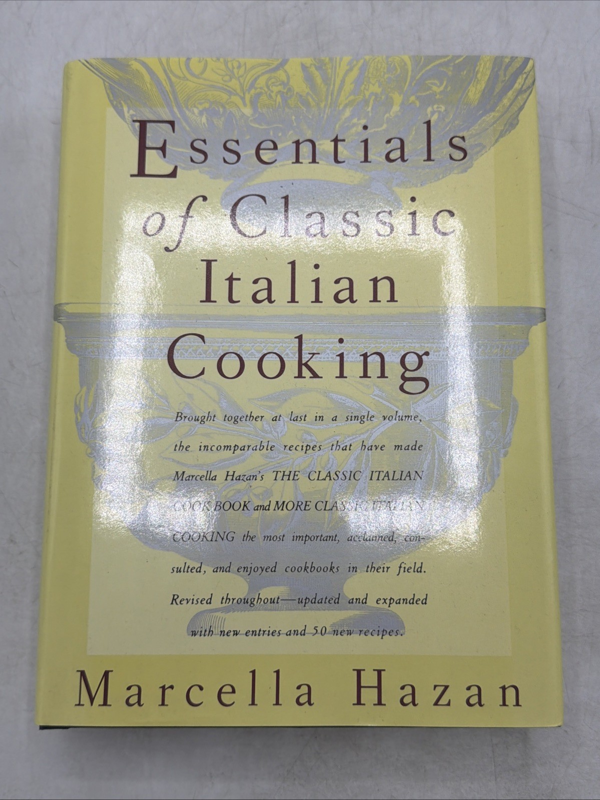 Essentials of Classic Italian Cooking by Marcella Hazan 1993 Cookbook : VeryGood