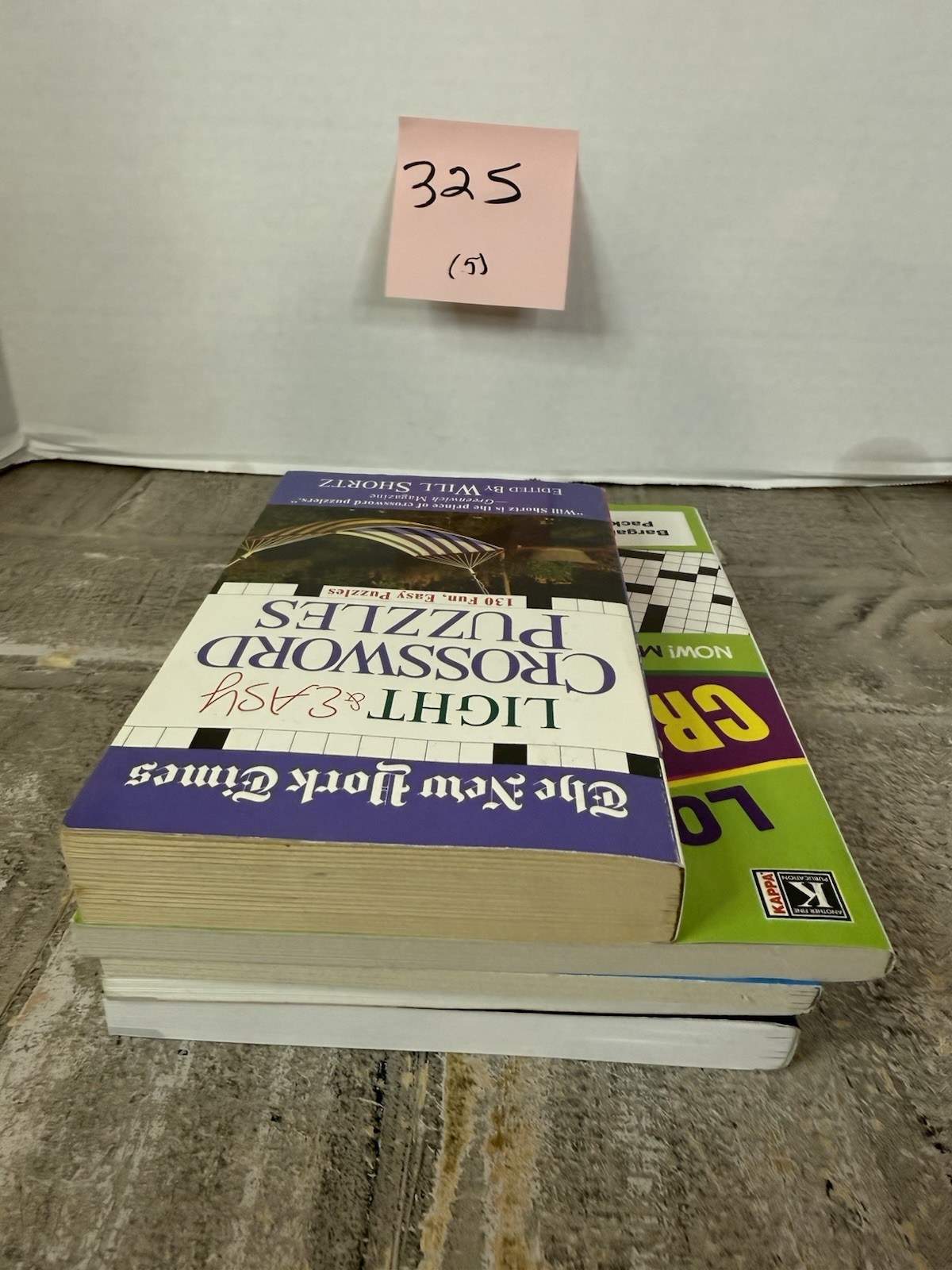 Crossword Puzzle Bundle Of 5 Books #325