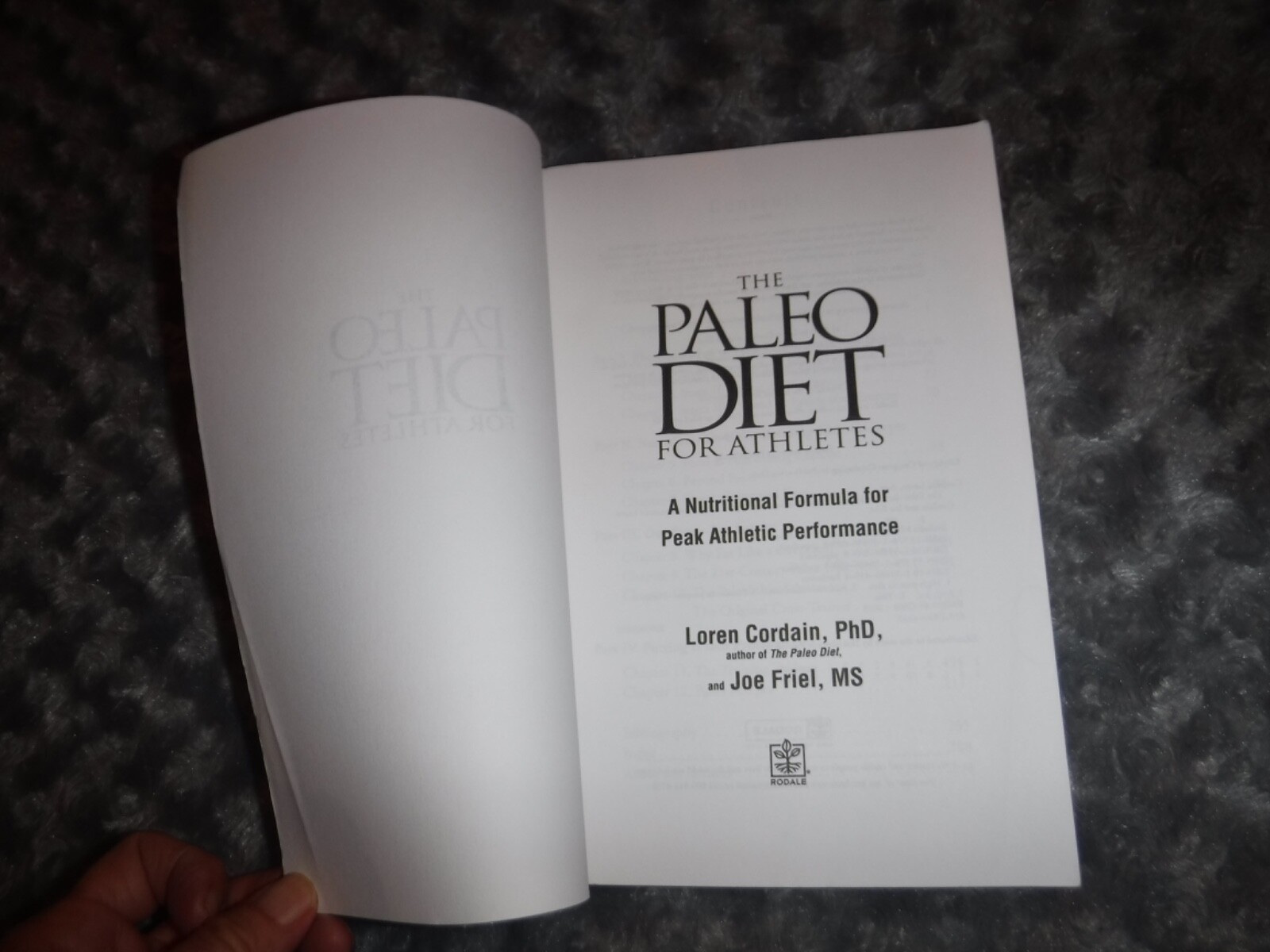 Paleo Diet for Athletes Nutritional Formula Peak Athletic Performance -Cordain